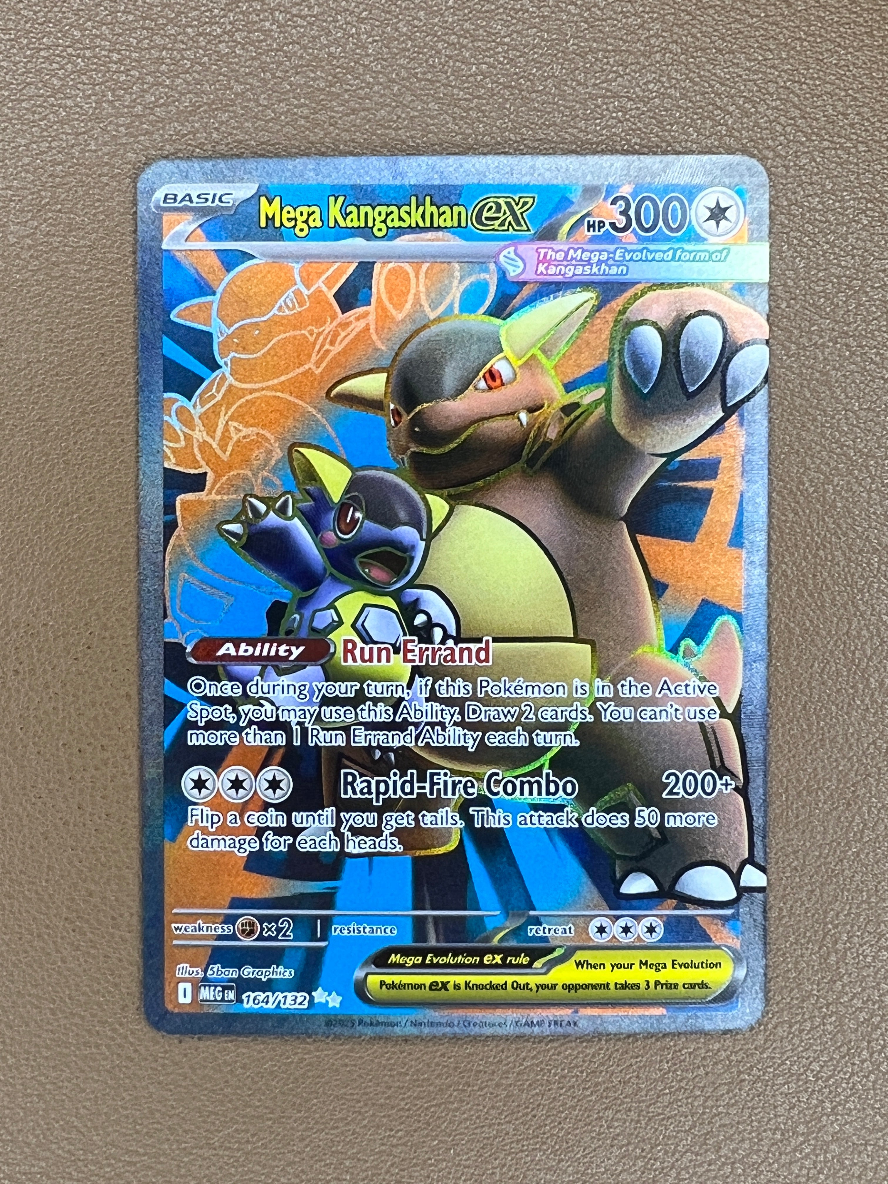 mega kangaskhan pokemon card ex Full Art #164/132 – Mega Evolution Set – L&M Comics Commemorate your favorite tabletop DIY ONE PIECE Rating Option:Booster PACK - 1 Pack Booster Pack Cards Specialty Set Sampler