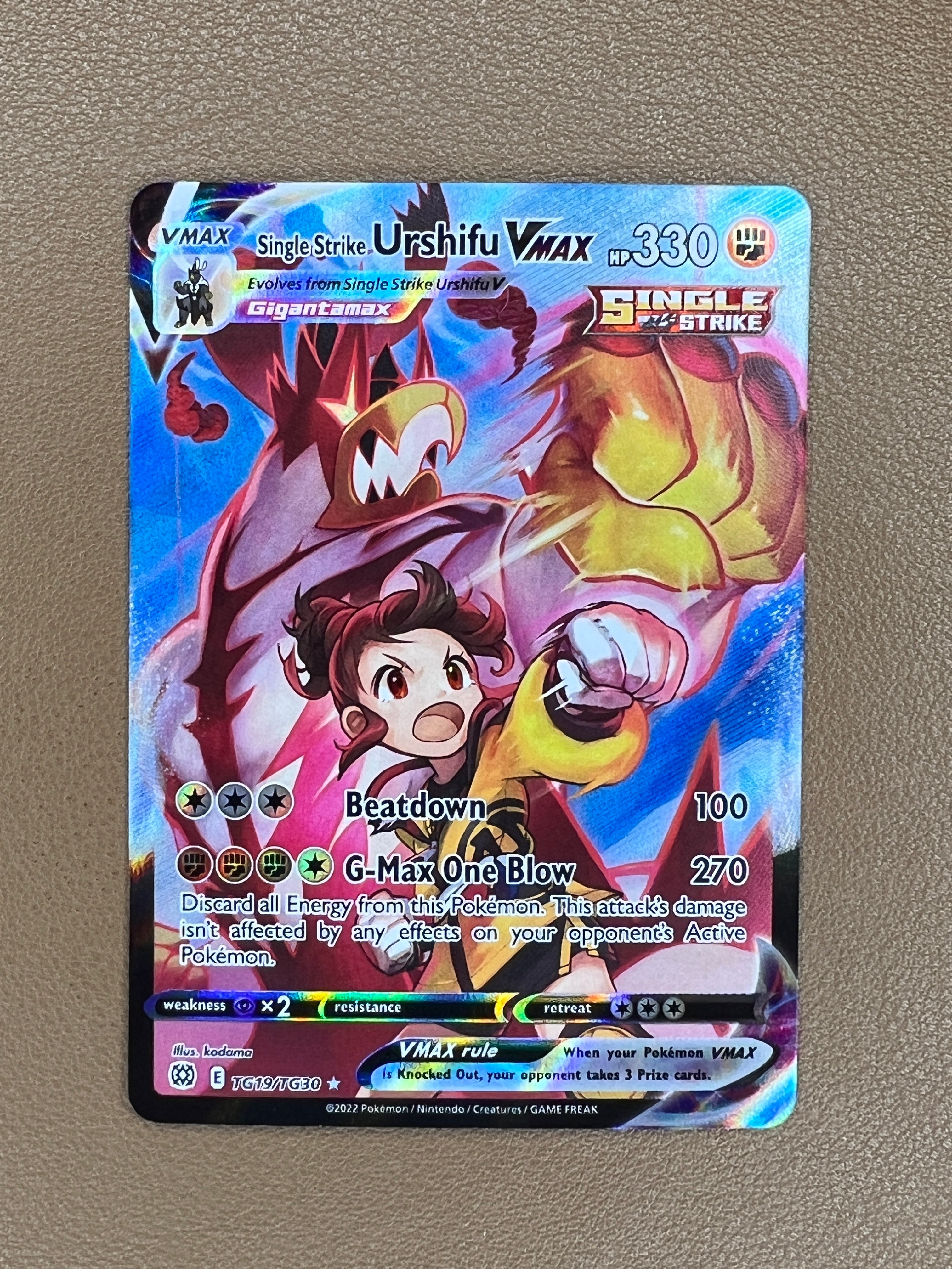 Single Strike Urshifu VMAX TG19/TG30 Trainer Gallery – Brilliant Stars – L&M Comics
