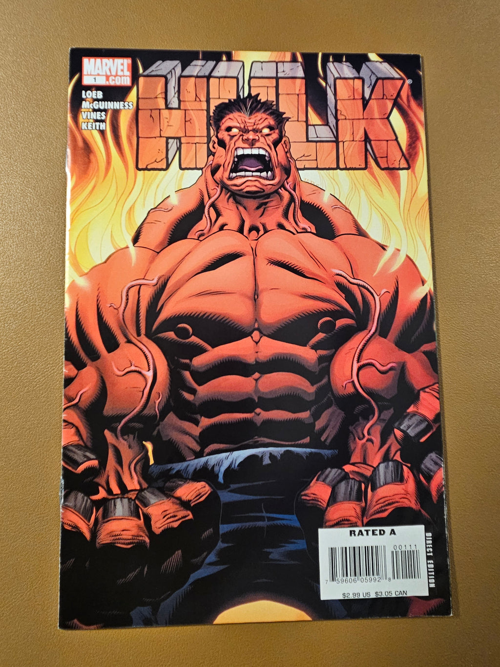 HULK #1 (2008) – RED HULK DEBUT SERIES