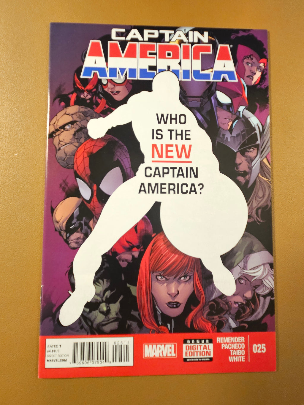 CAPTAIN AMERICA #25 (2014) “WHO IS THE NEW CAPTAIN AMERICA?”