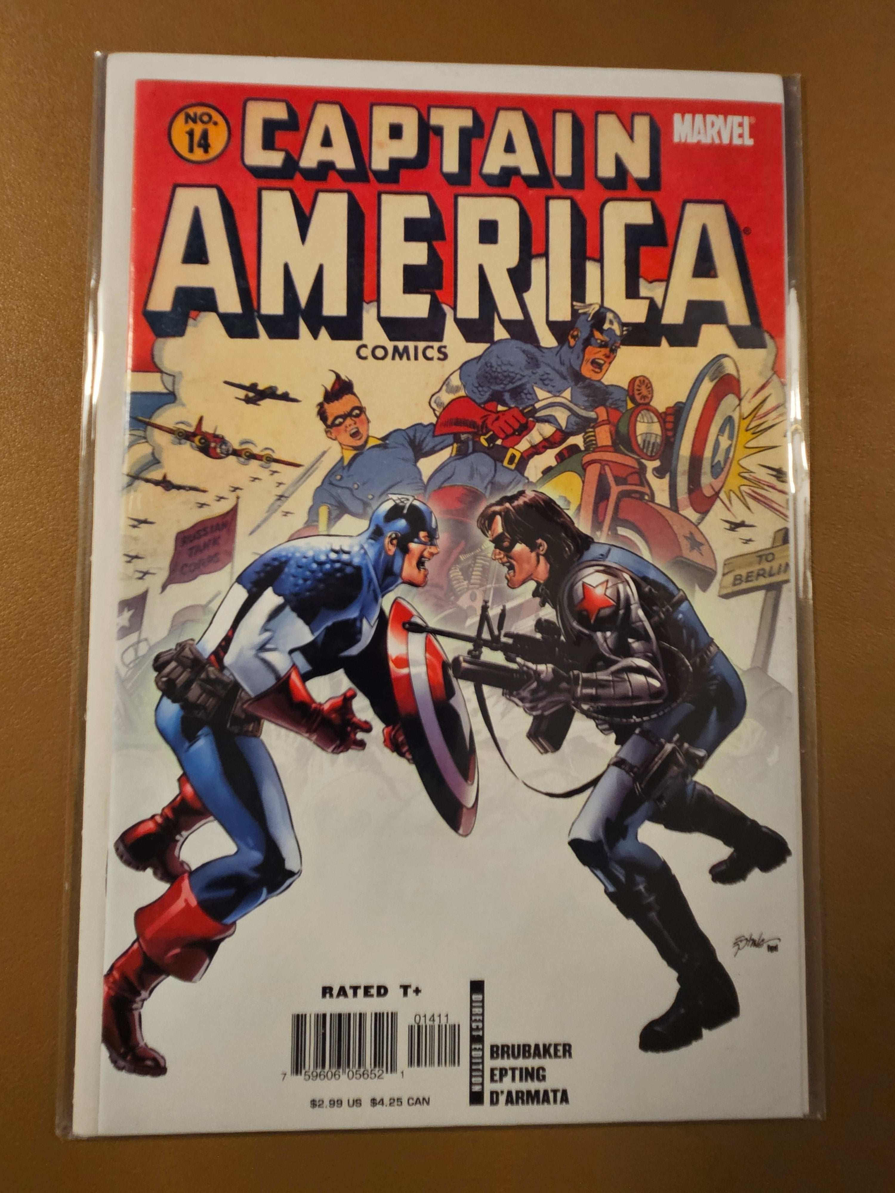 CAPTAIN AMERICA #14 CLASSIC COVER HOMAGE