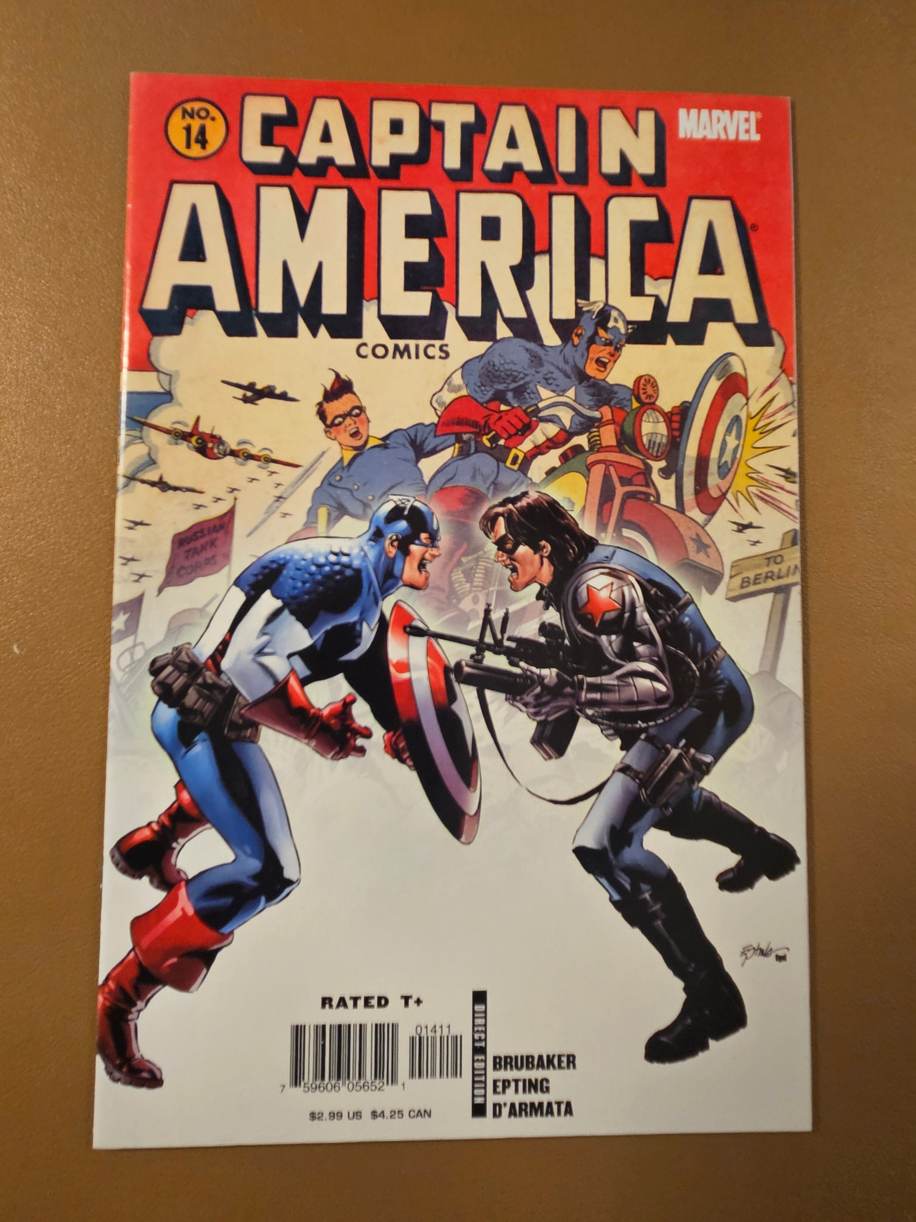 CAPTAIN AMERICA #14 CLASSIC COVER HOMAGE