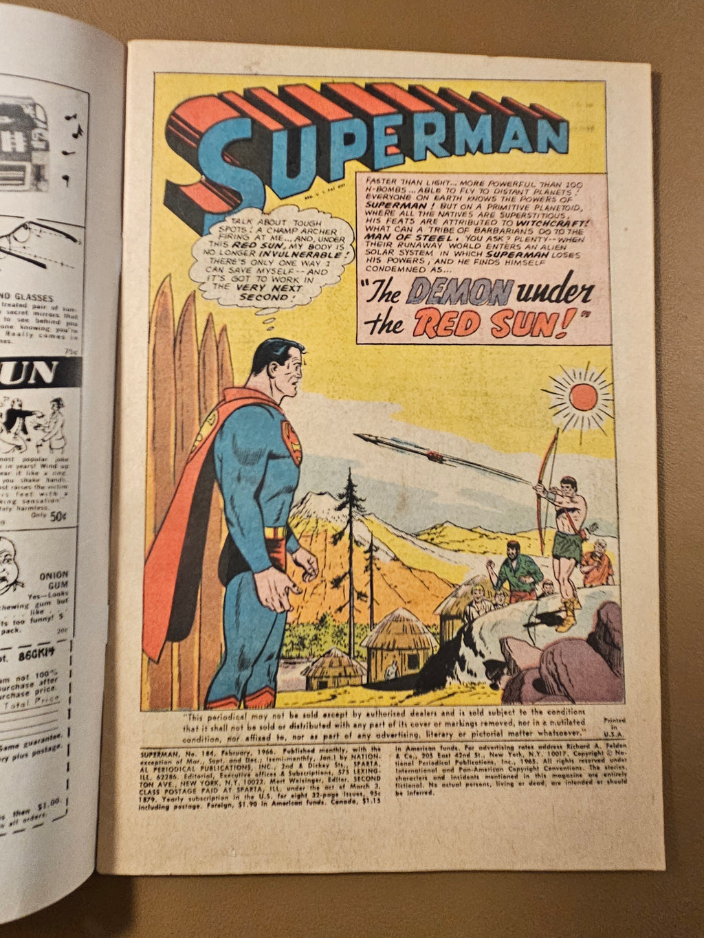 SUPERMAN #184 (1966)
