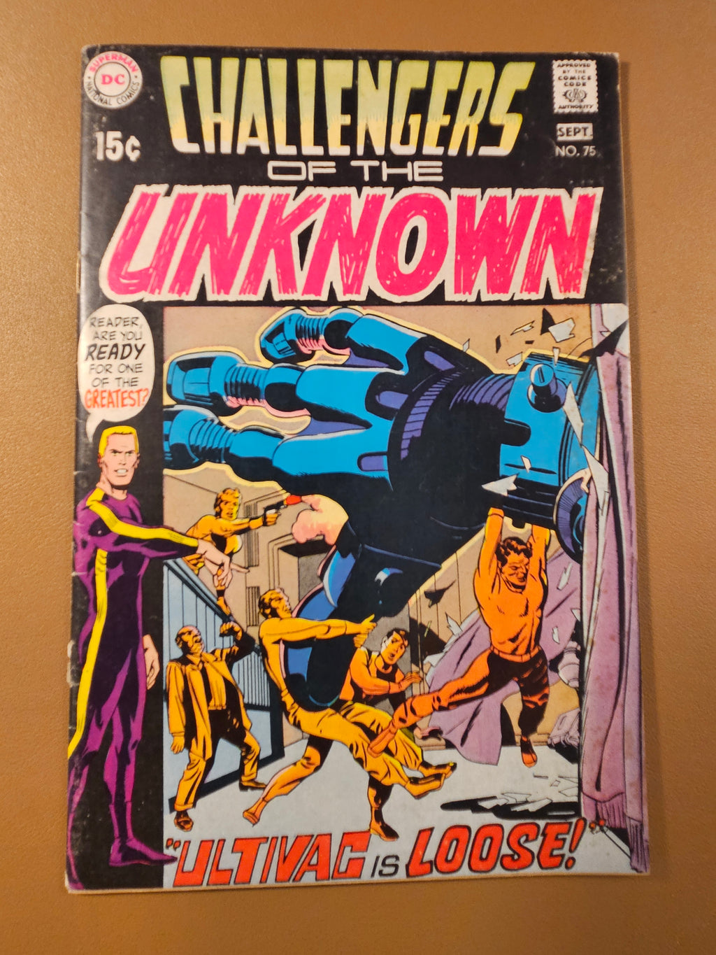 CHALLENGERS OF THE UNKNOWN #75 (1969)