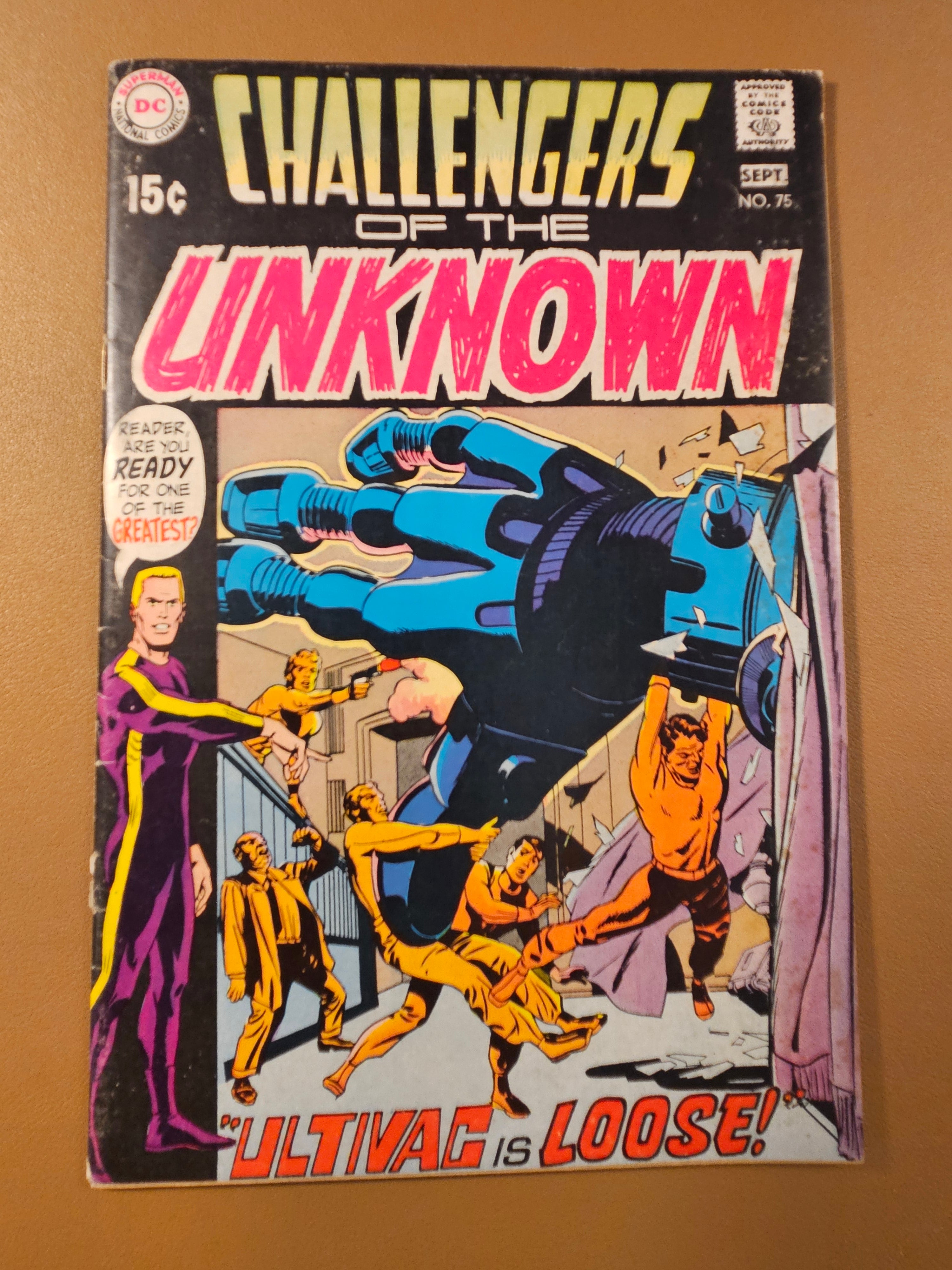 CHALLENGERS OF THE UNKNOWN #75 (1969)