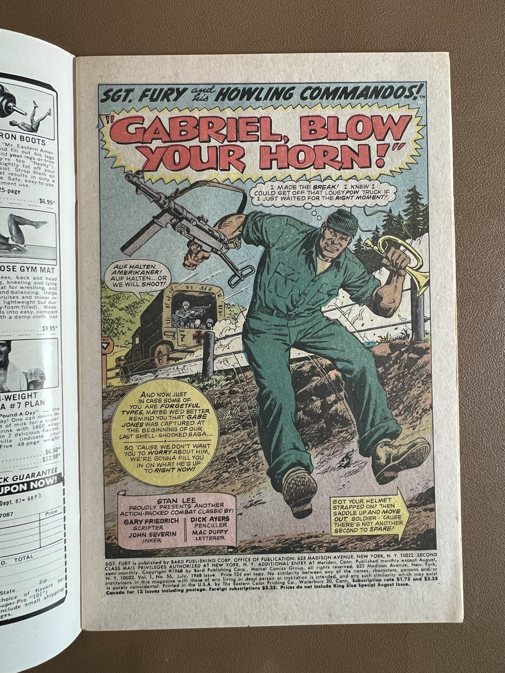 SGT. FURY AND HIS HOWLING COMMANDOS #56 (1968)