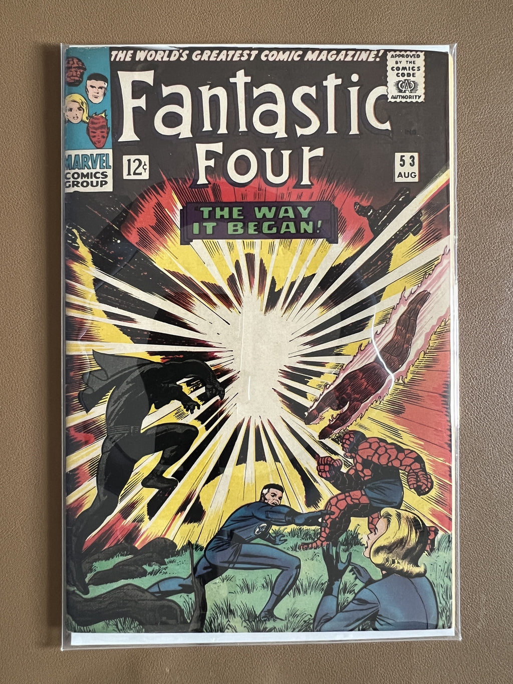 FANTASTIC FOUR #53 (1966) BLACK PANTHER ORIGIN ERA