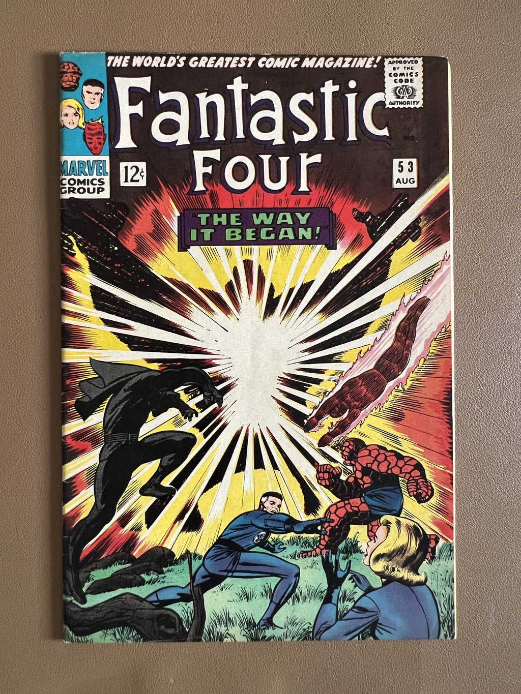 FANTASTIC FOUR #53 (1966) BLACK PANTHER ORIGIN ERA