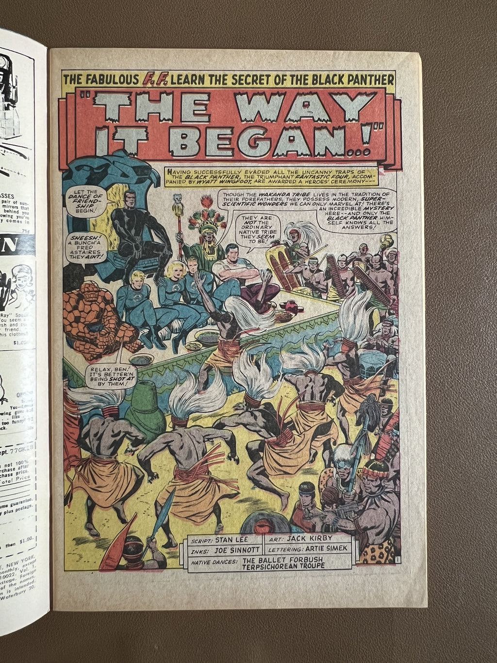 FANTASTIC FOUR #53 (1966) BLACK PANTHER ORIGIN ERA