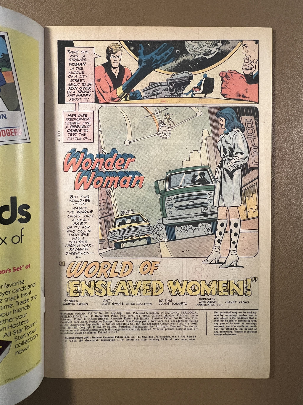 WONDER WOMAN #219 (1975)