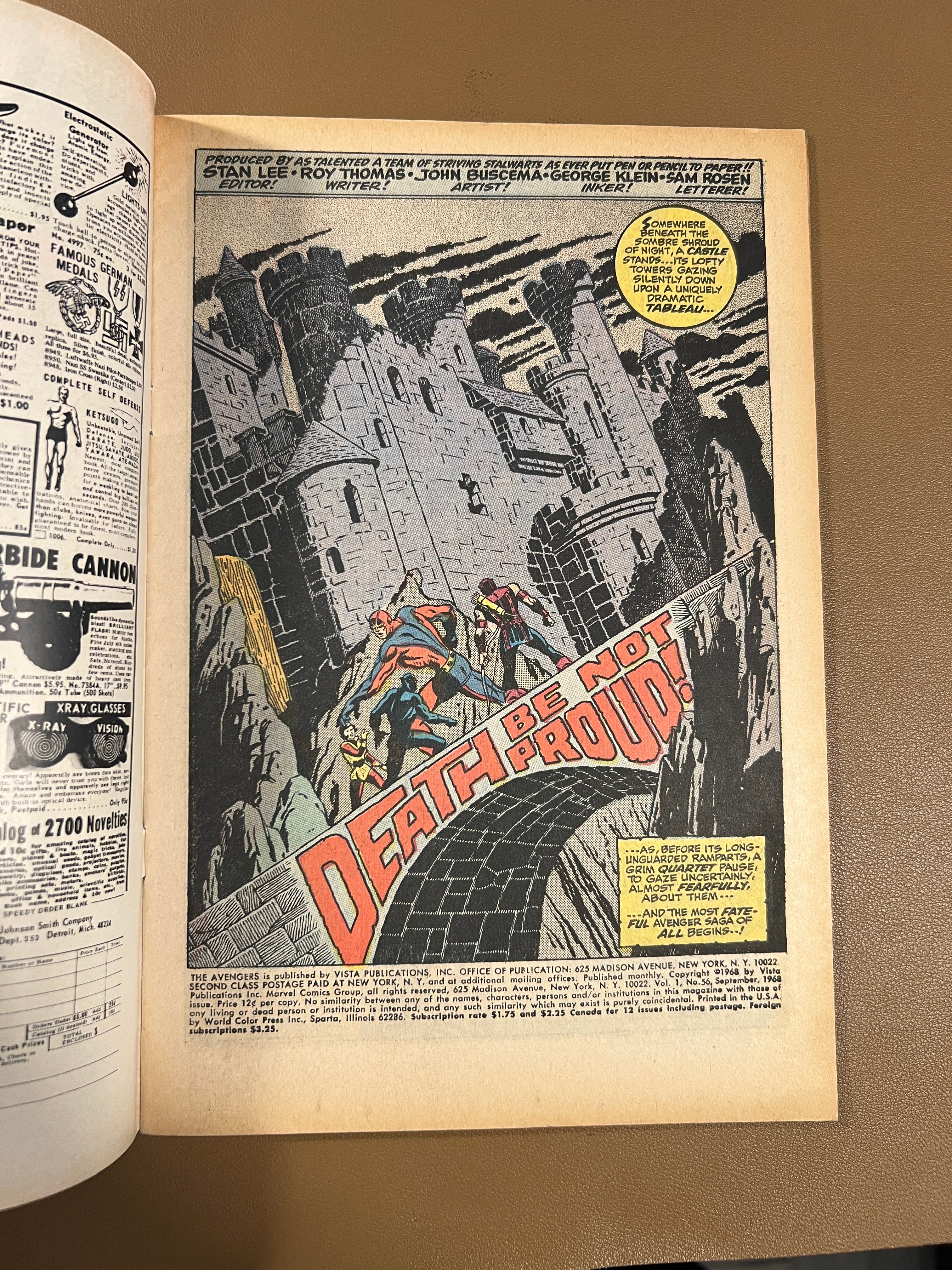 THE AVENGERS #56 (1968)