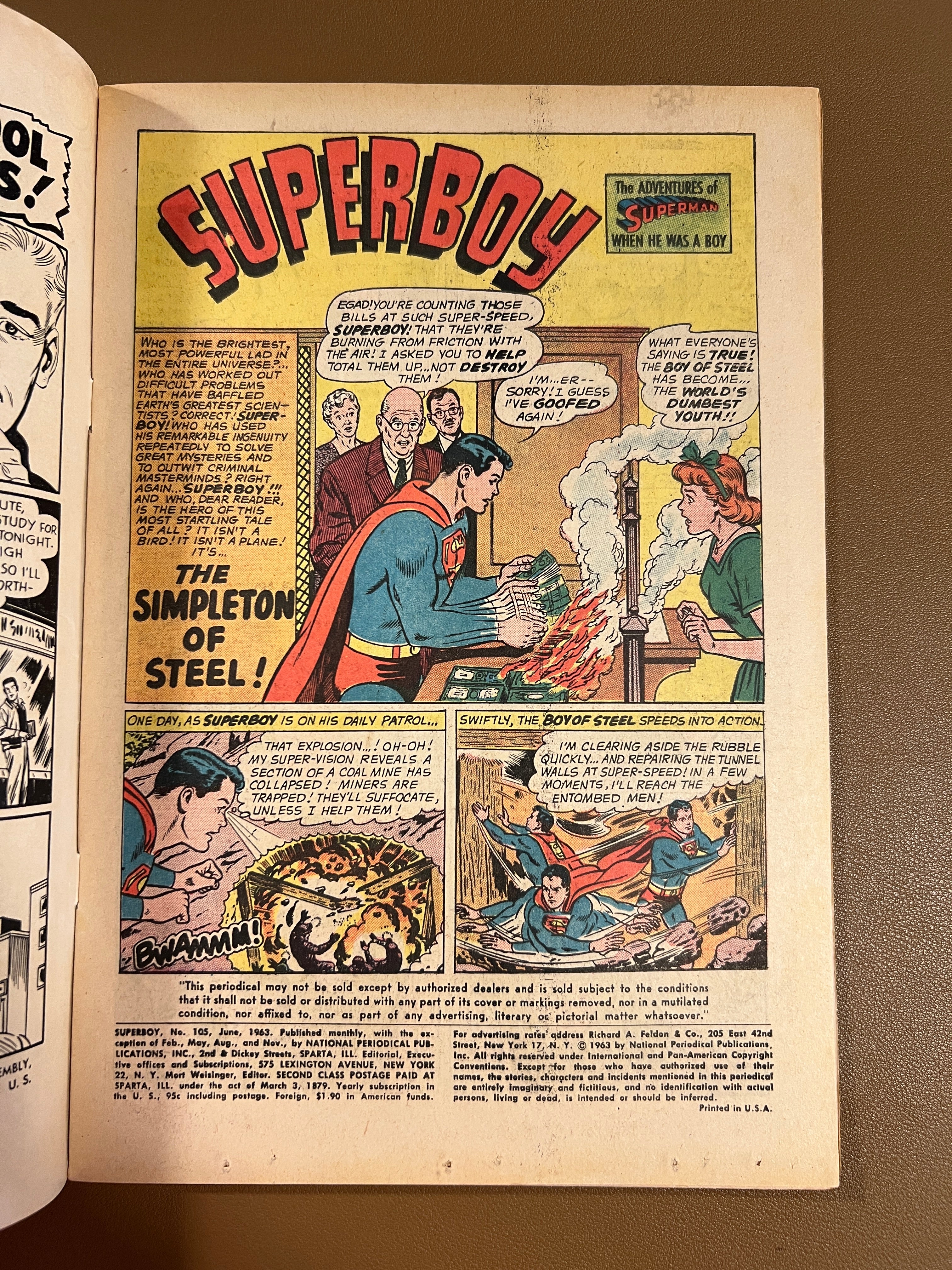 SUPERBOY #105 (JUNE 1963)