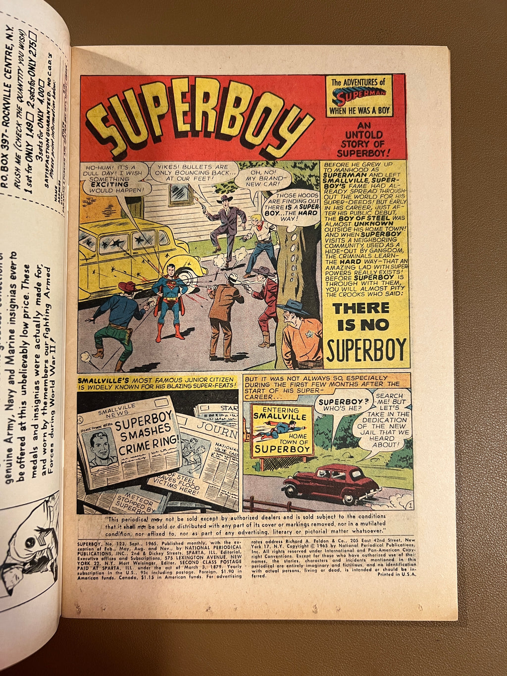 SUPERBOY #123 (Sept 1965)