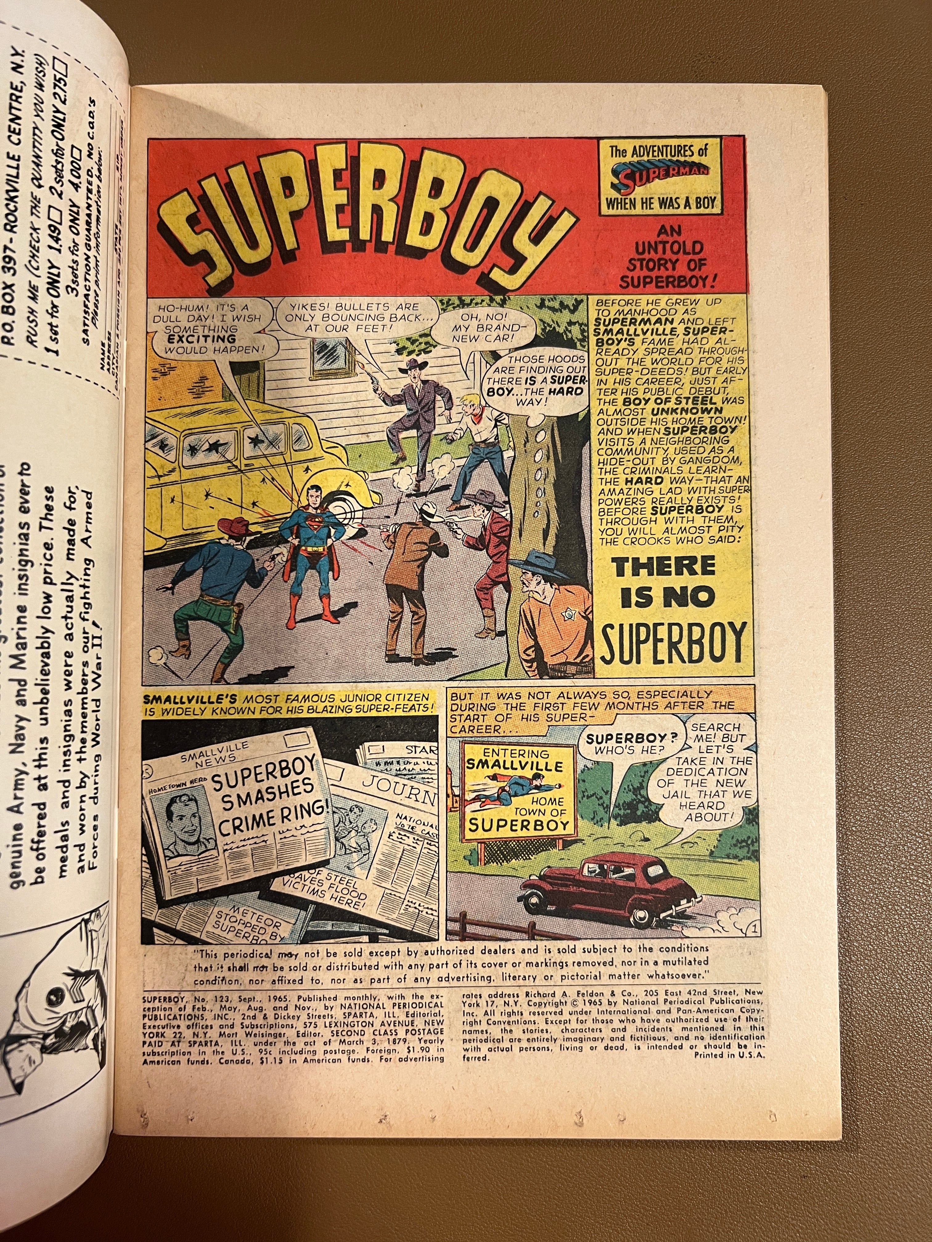 SUPERBOY #123 (Sept 1965)