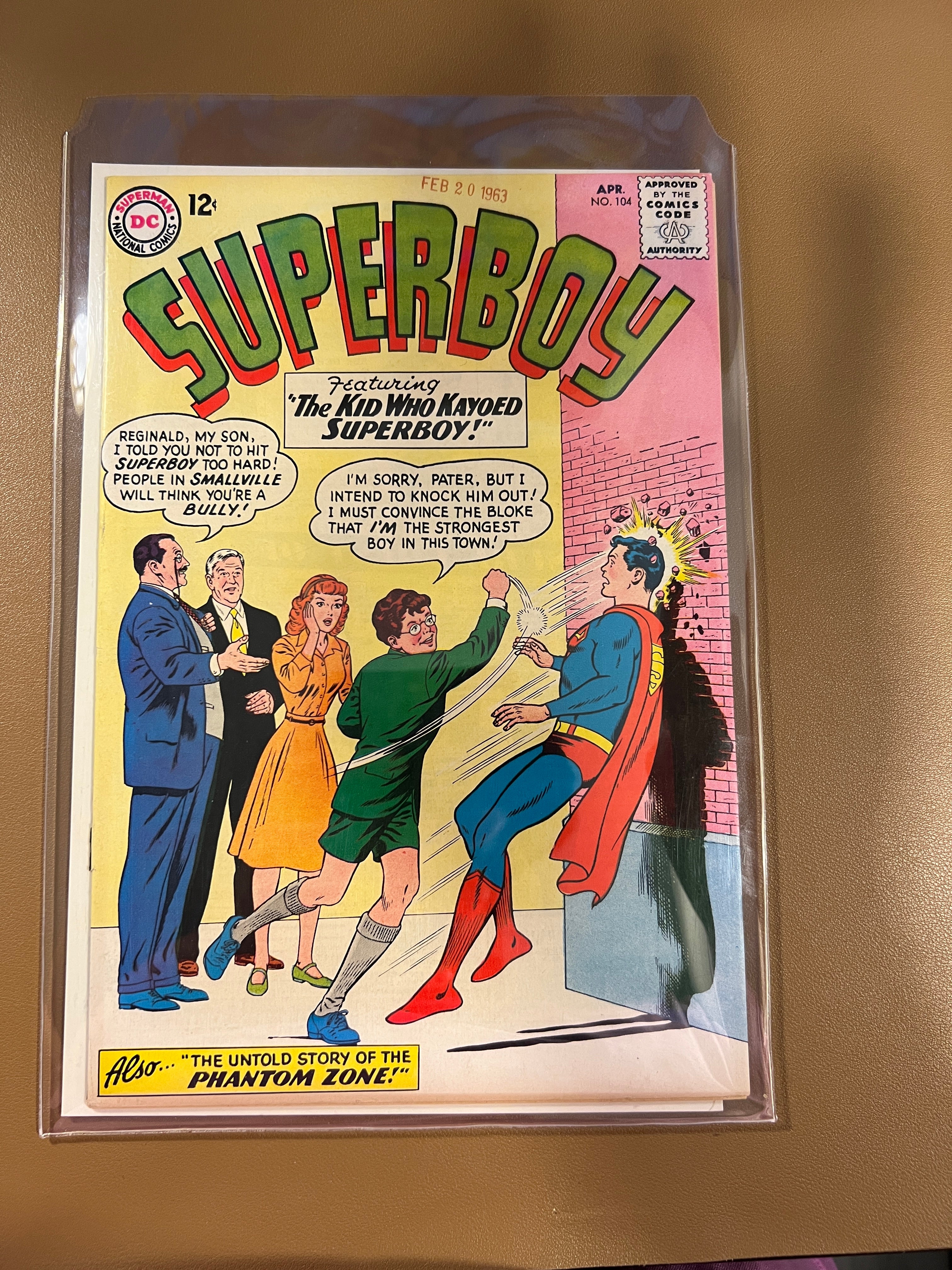 SUPERBOY #104 (DC Comics, April 1963)
