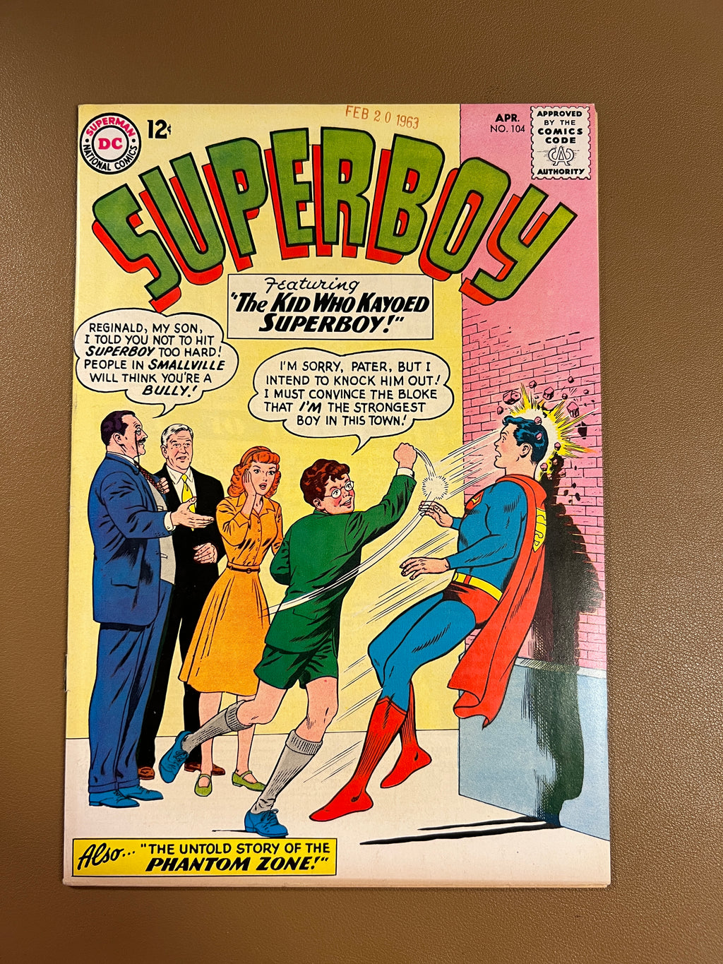 SUPERBOY #104 (DC Comics, April 1963)