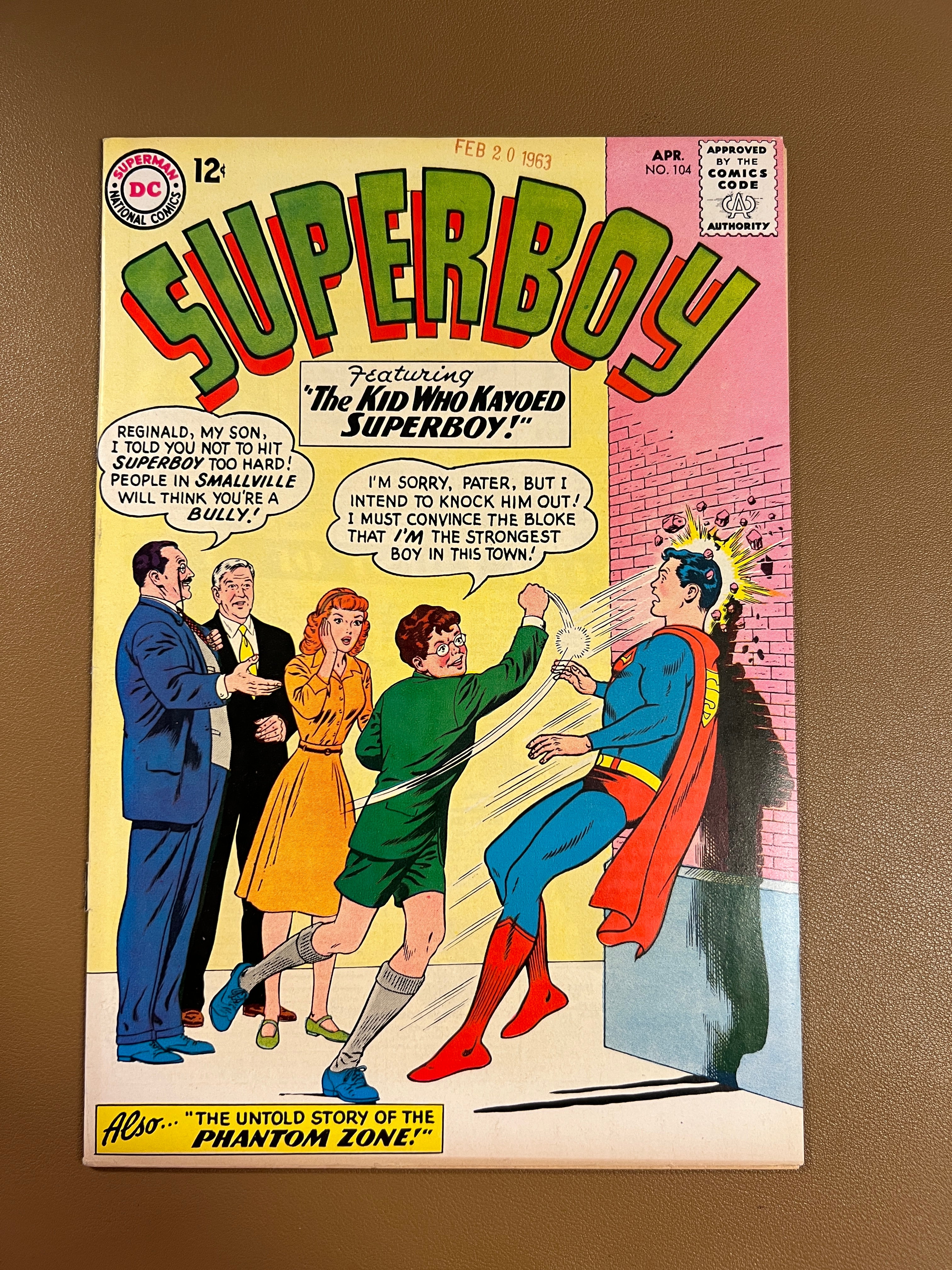 SUPERBOY #104 (DC Comics, April 1963)