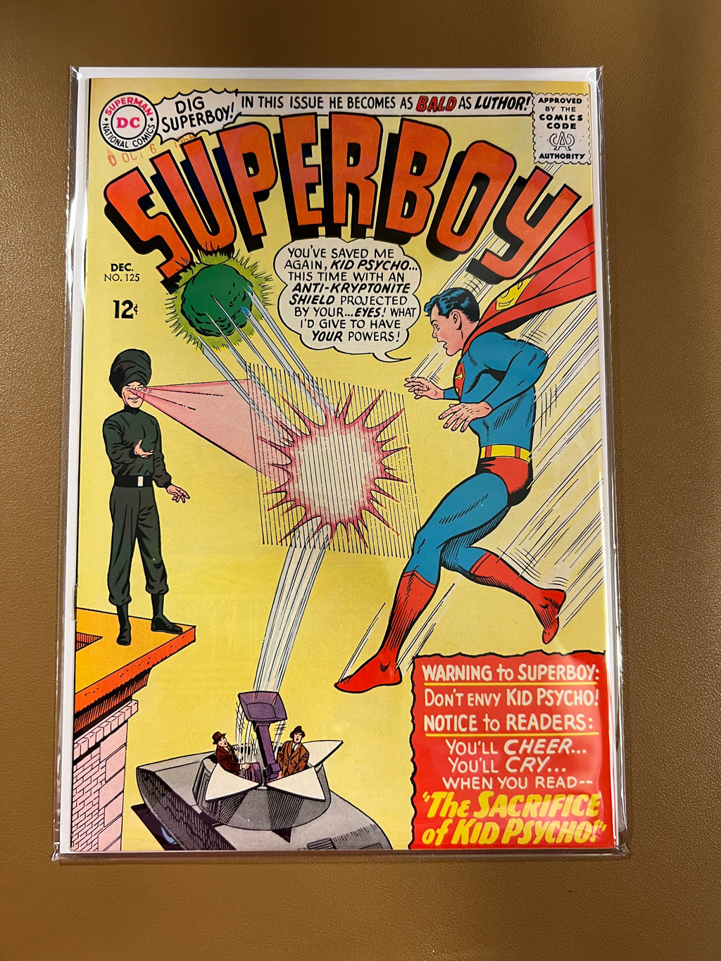 SUPERBOY #125 (DC Comics, December 1965)