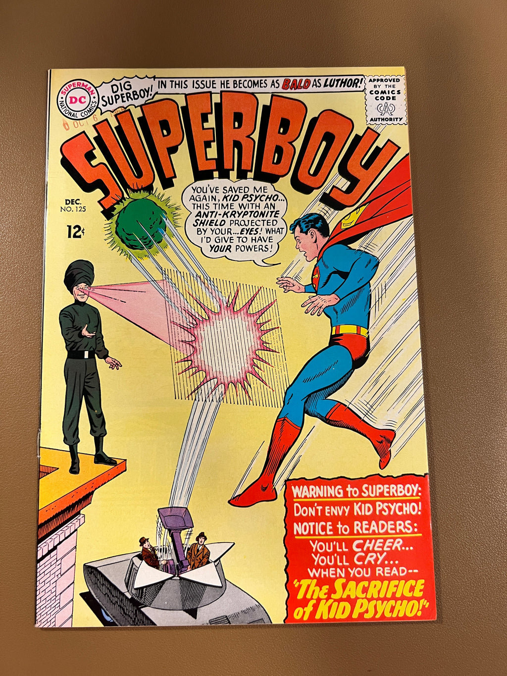 SUPERBOY #125 (DC Comics, December 1965)