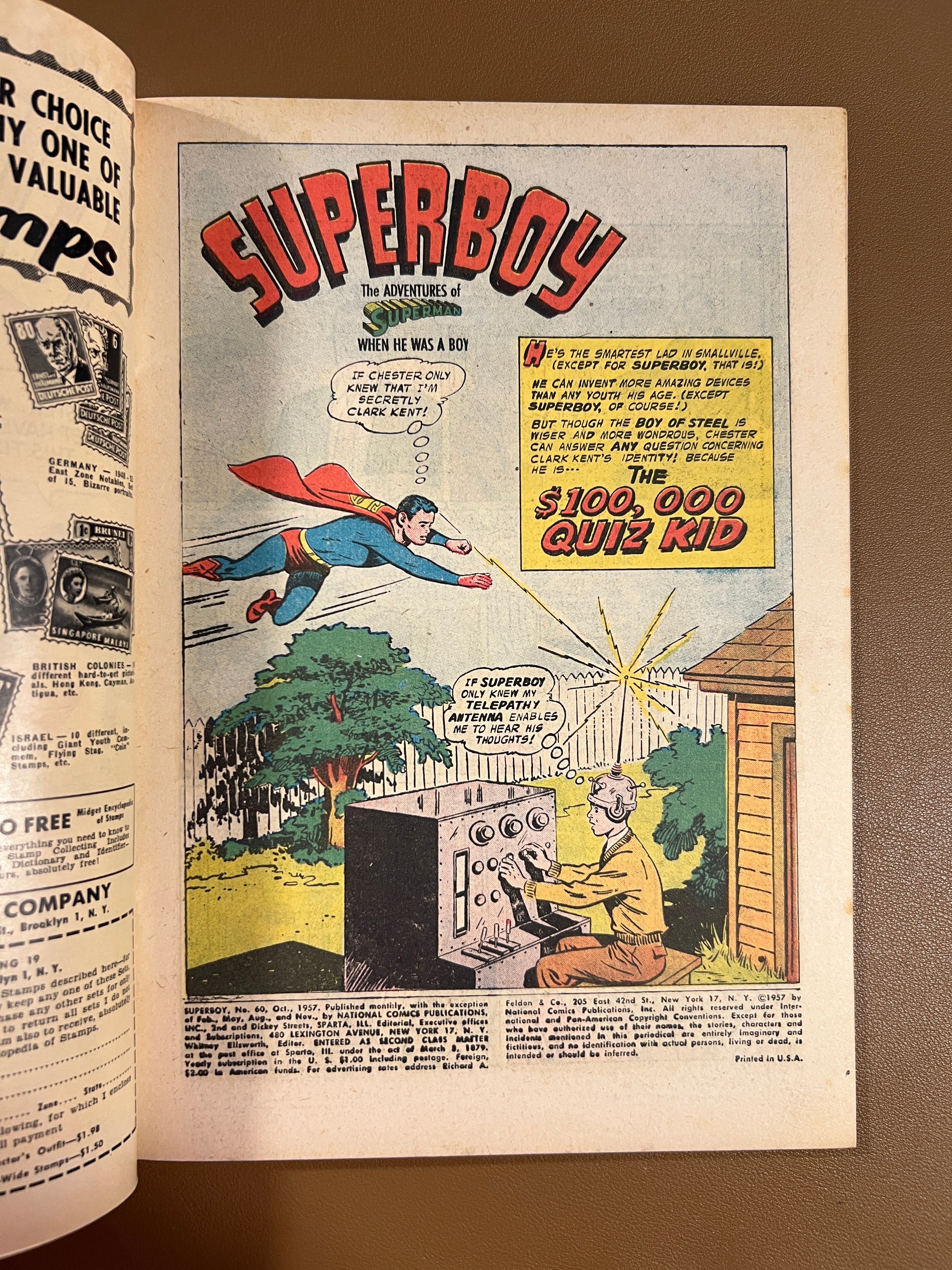 SUPERBOY #60 (DC Comics, October 1957)