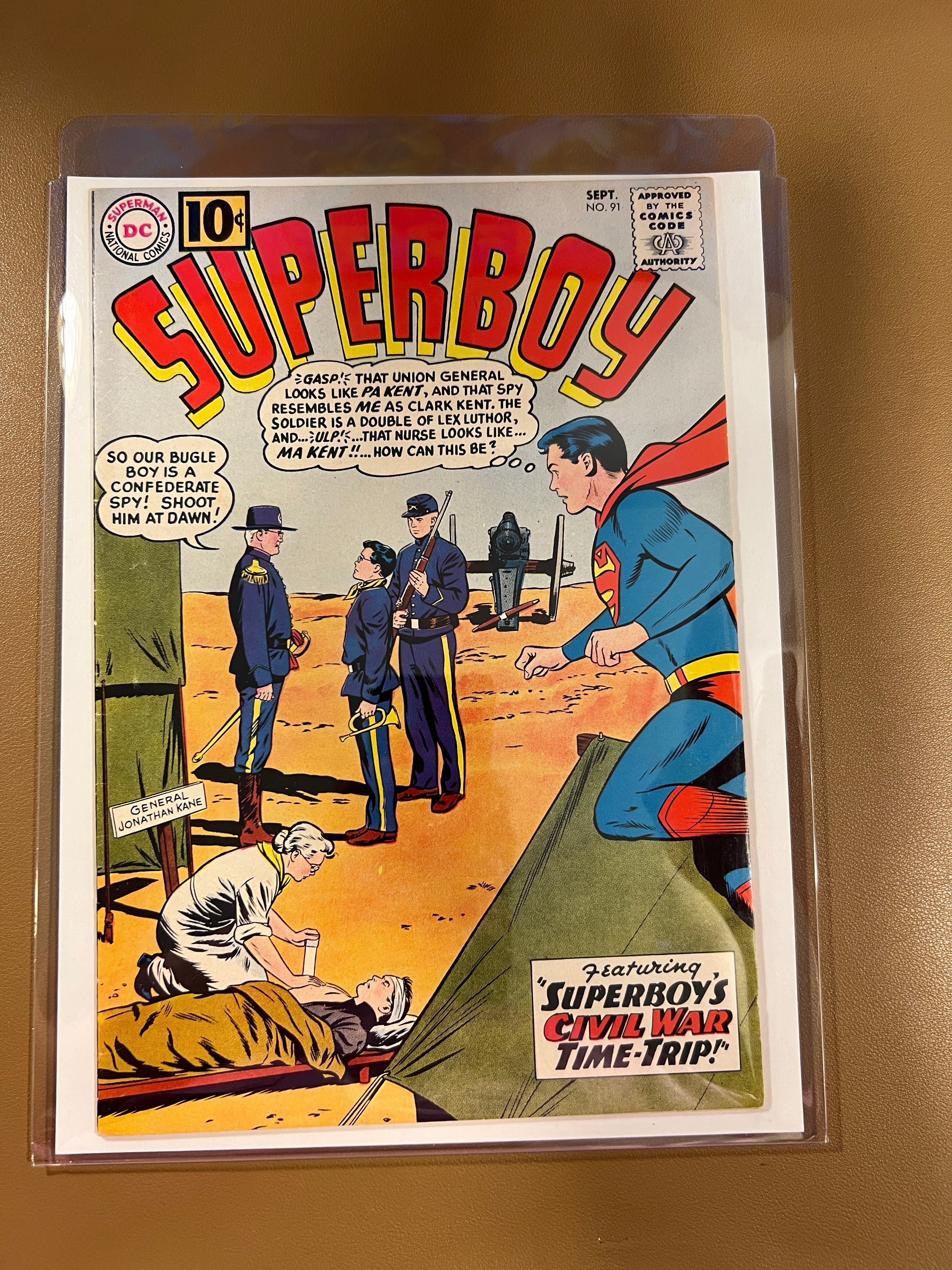 SUPERBOY #91 (DC Comics, September 1959)