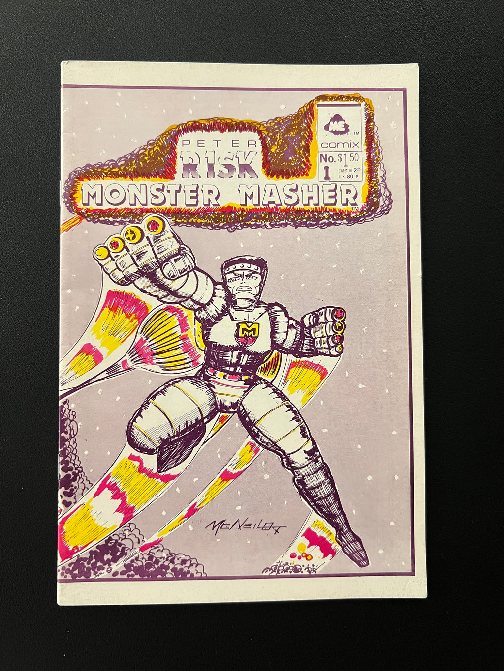 PETER RISK: MONSTER MASHER #1 (1980s) RARE INDIE ISSUE – CULT CLASSIC