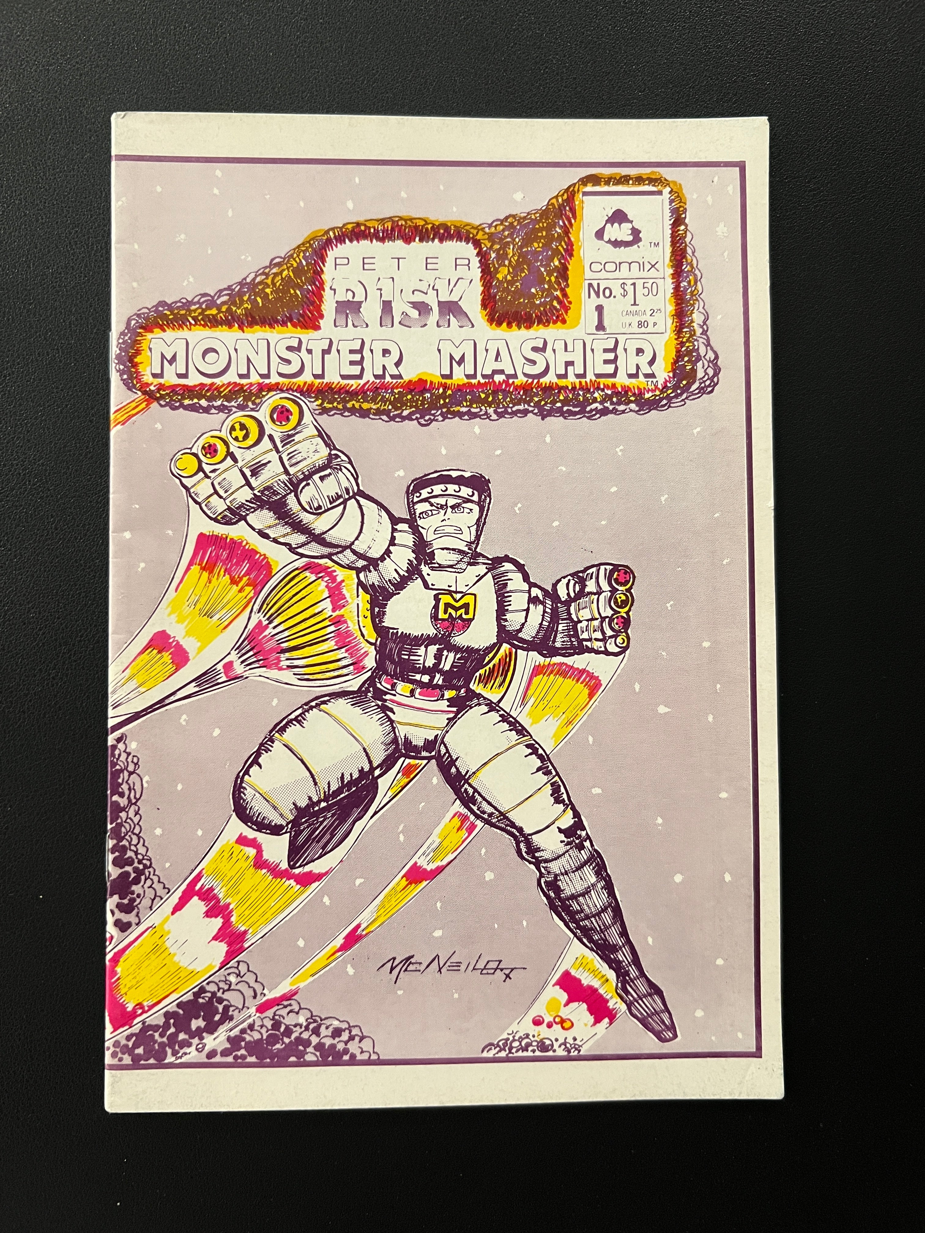 PETER RISK: MONSTER MASHER #1 (1980s) RARE INDIE ISSUE – CULT CLASSIC