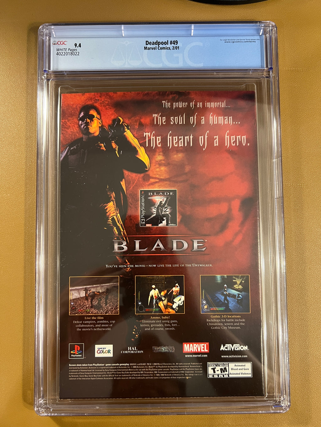 DEADPOOL #49 (2001) — CGC 9.4