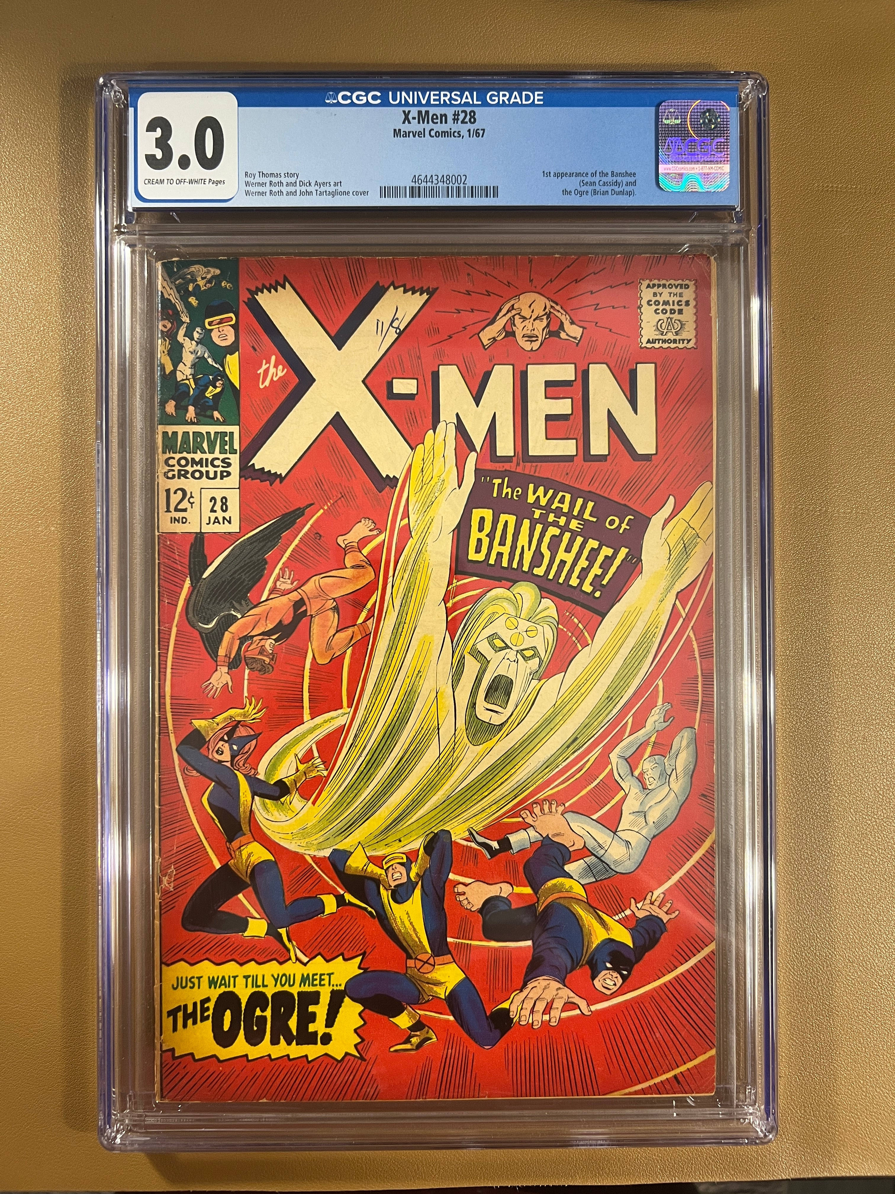 X-MEN #28 (1967) — CGC 3.0