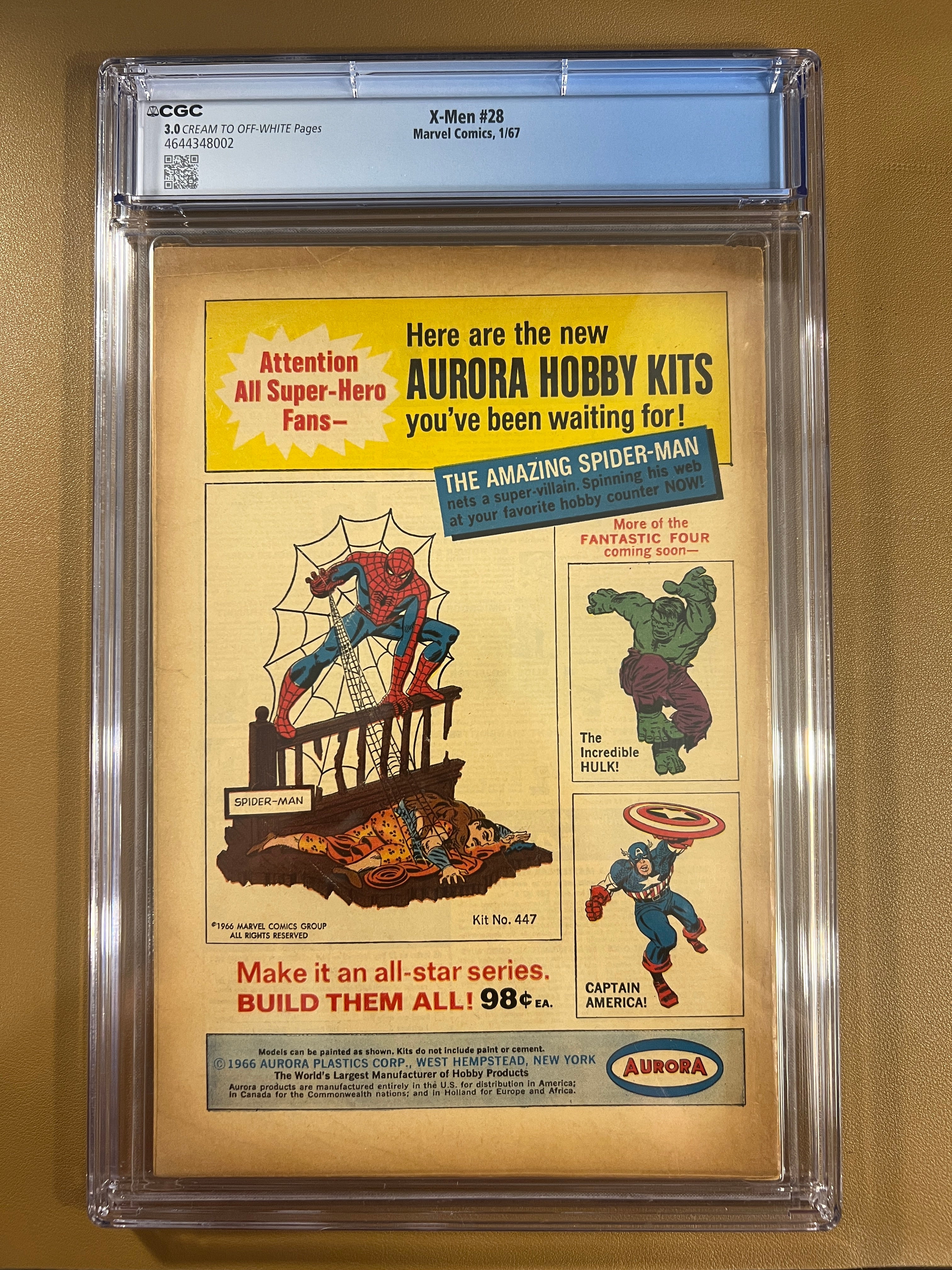 X-MEN #28 (1967) — CGC 3.0
