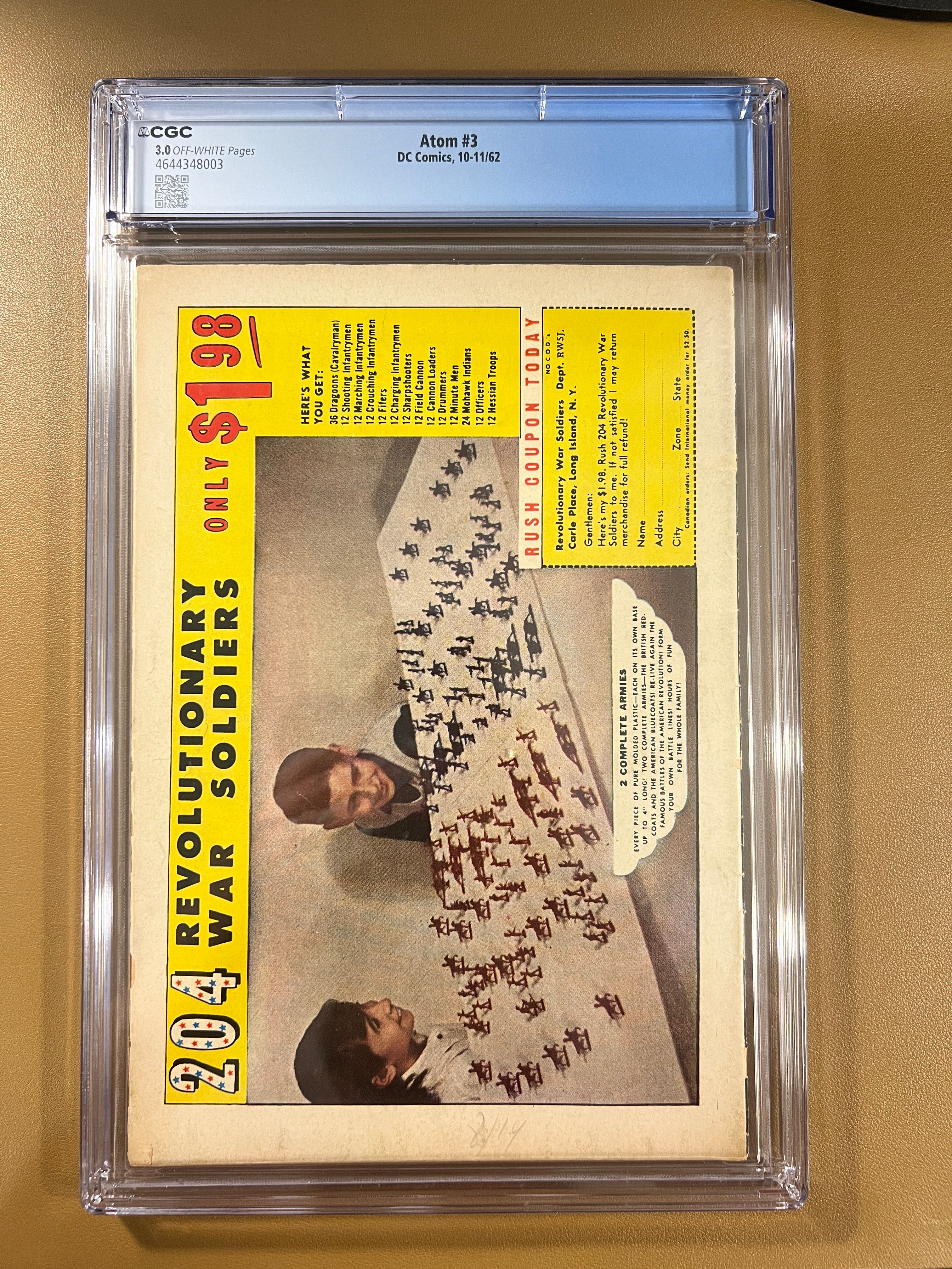 THE ATOM #3 (1962) — CGC 3.0