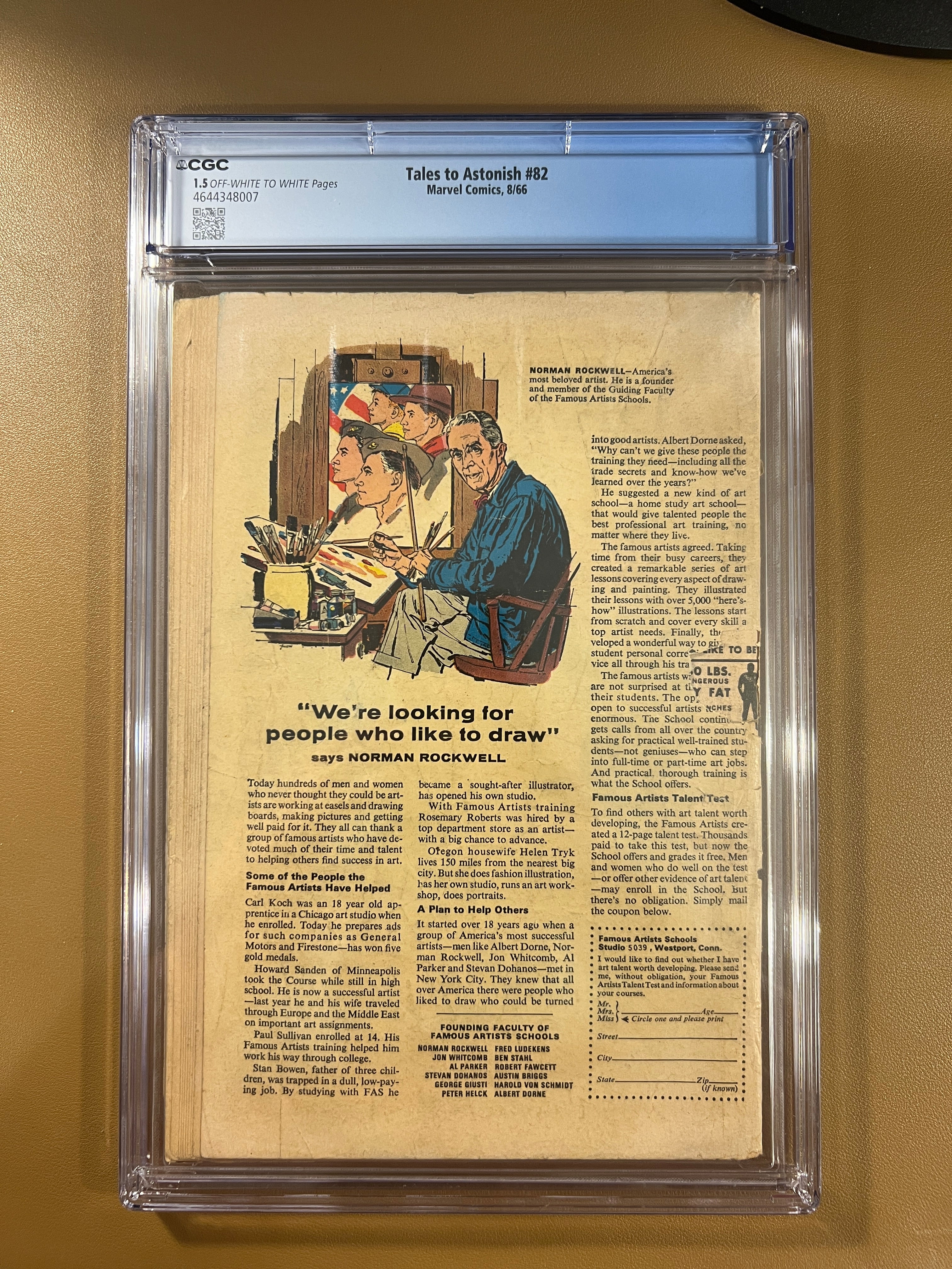 TALES TO ASTONISH #82 (1966) — CGC 1.5