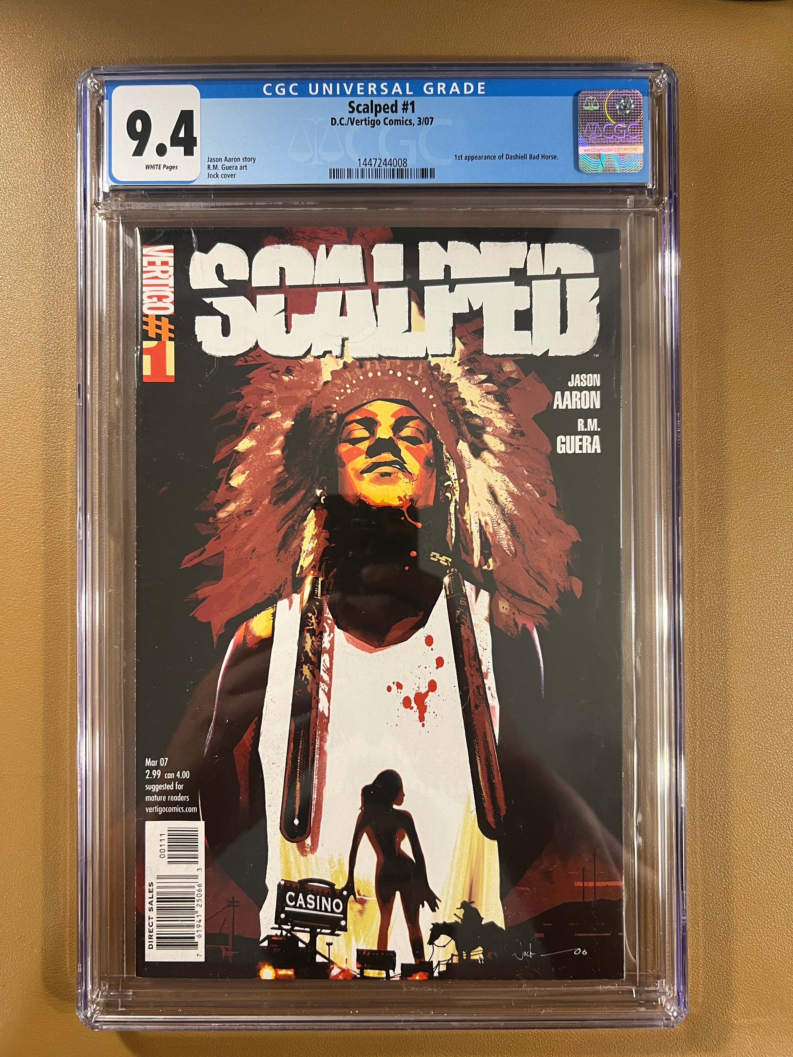 SCALPED #1 — CGC 9.4