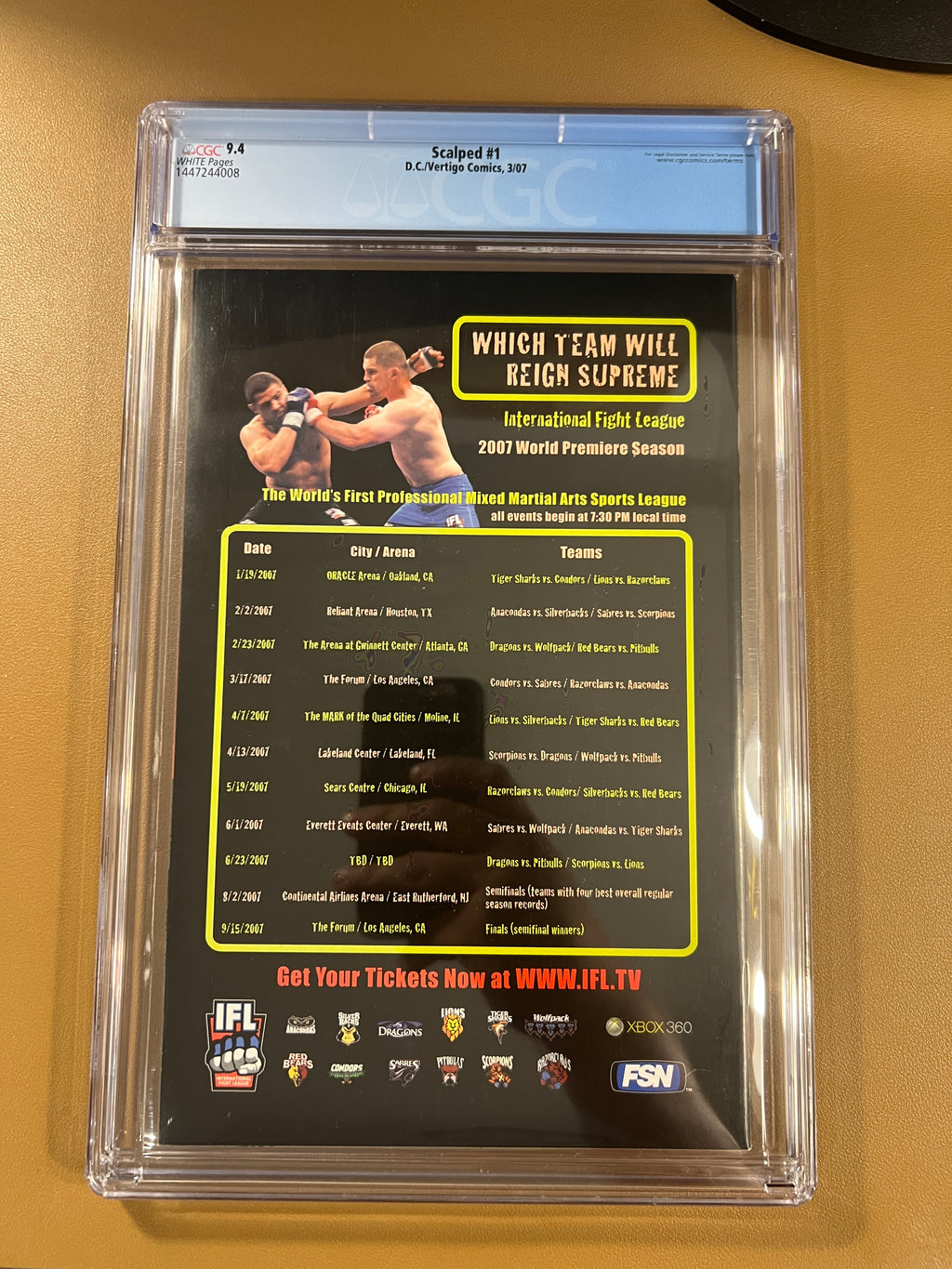 SCALPED #1 — CGC 9.4