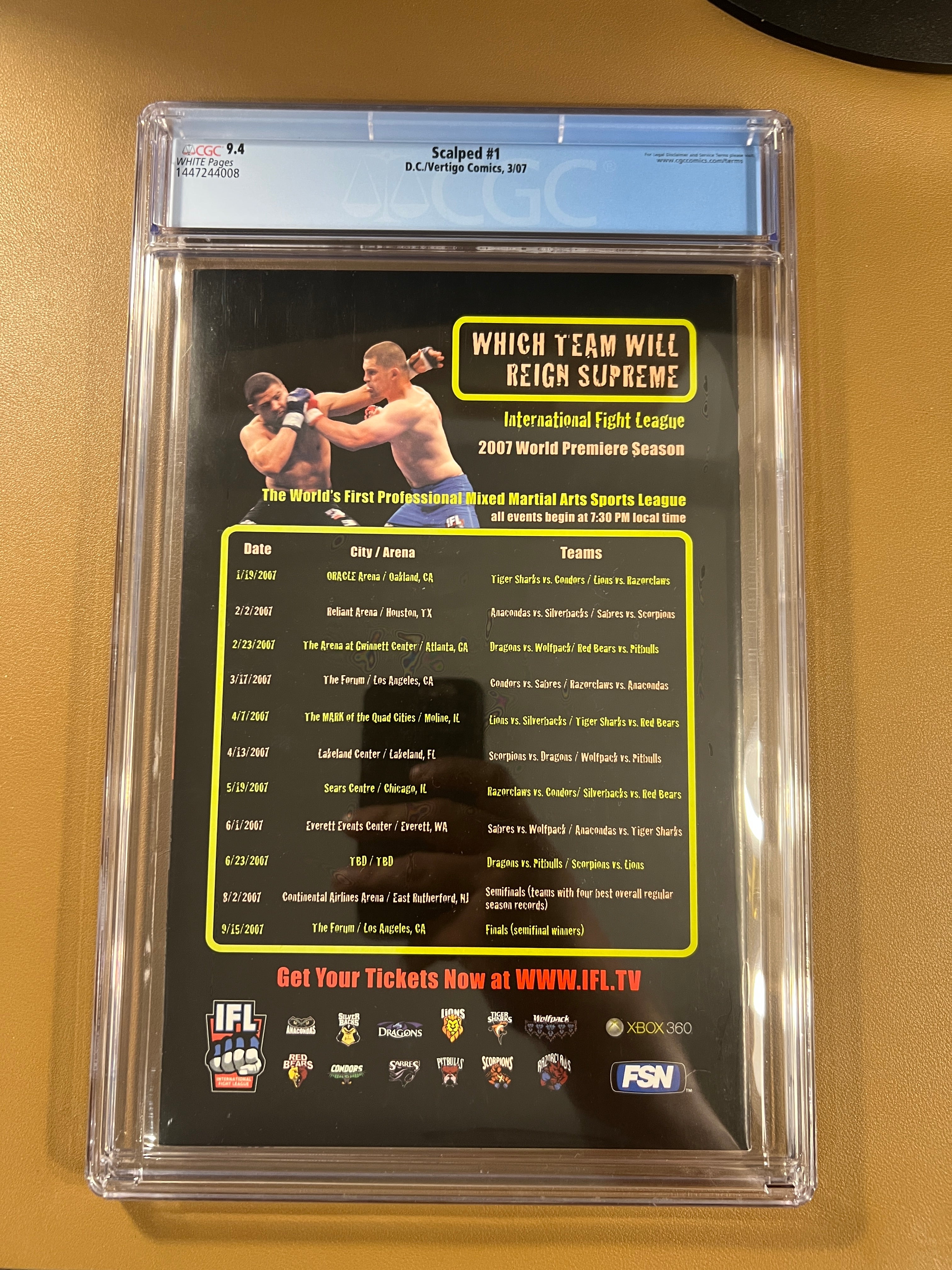 SCALPED #1 — CGC 9.4