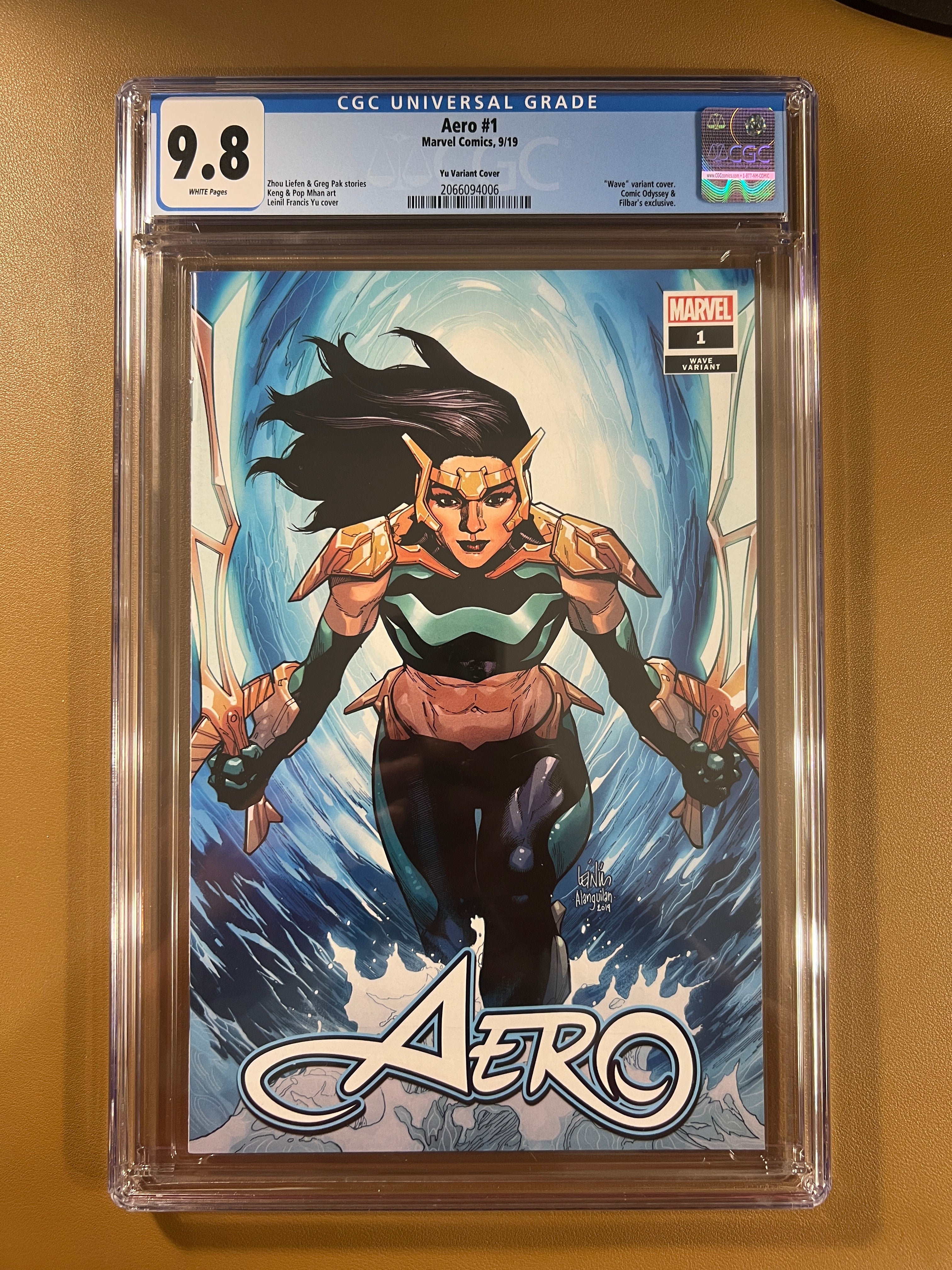 AERO #1 — CGC 9.8 YU “WAVE” VARIANT