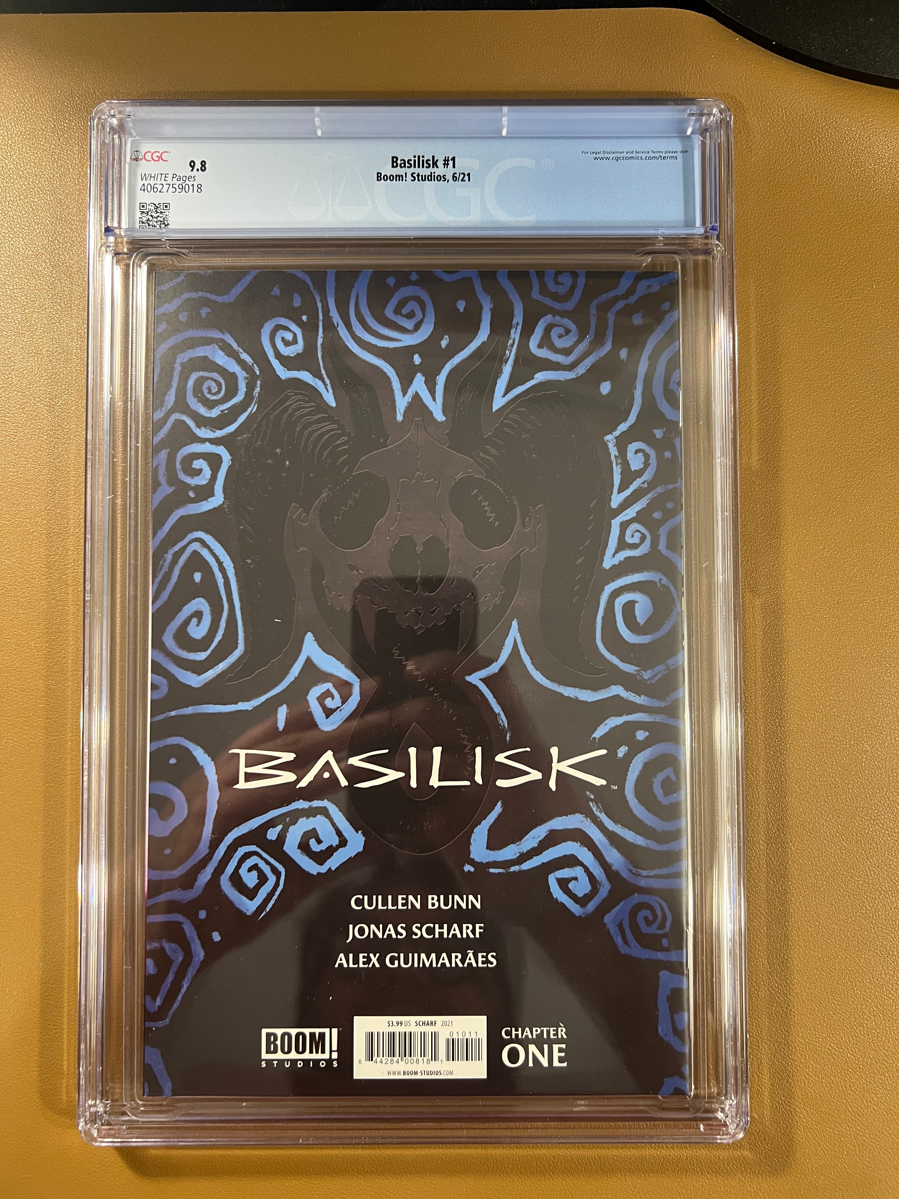 BASILISK #1 — CGC 9.8 - BOOM! Studios