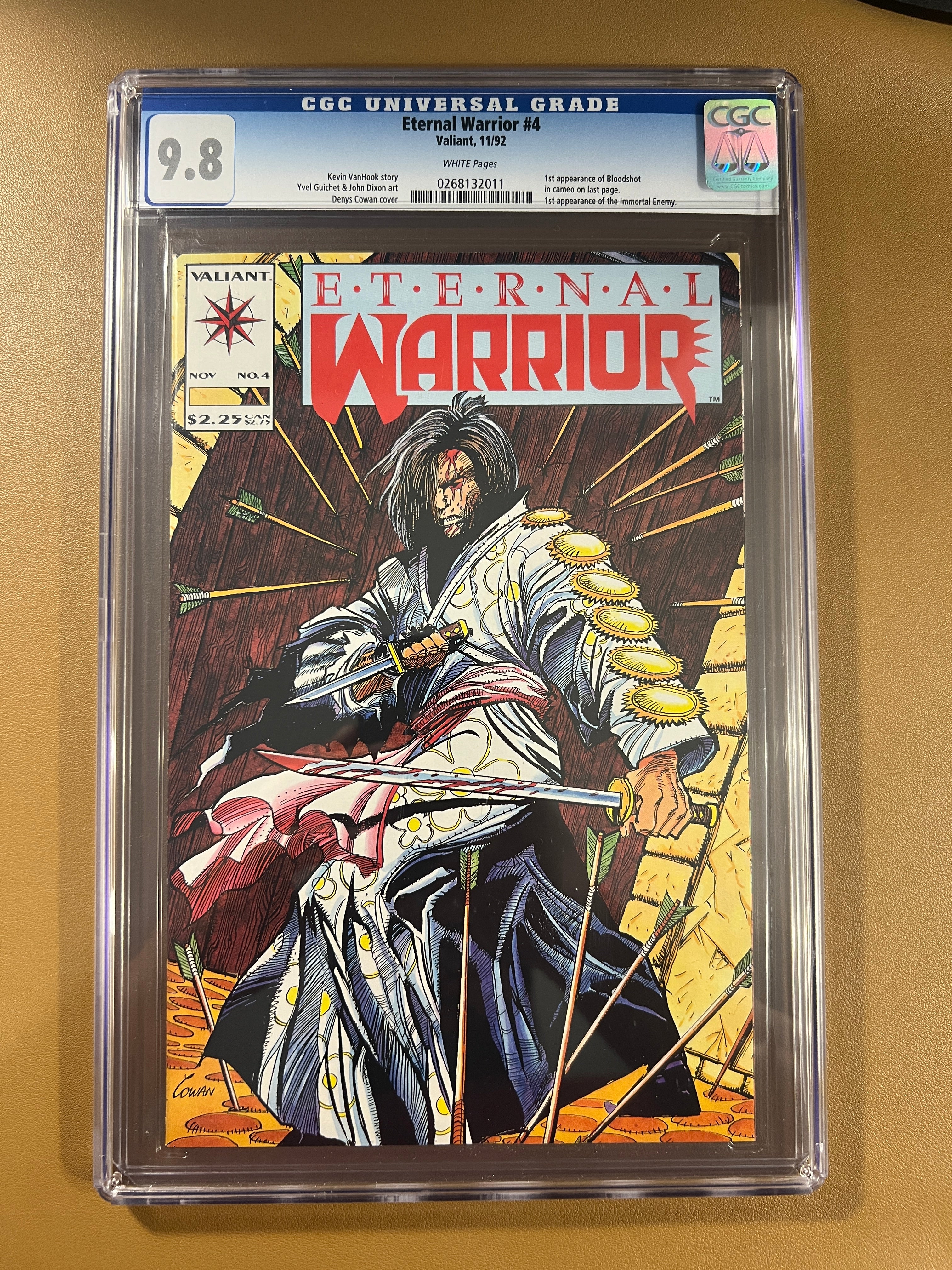 ETERNAL WARRIOR #4 — CGC 9.8 Valiant Comics
