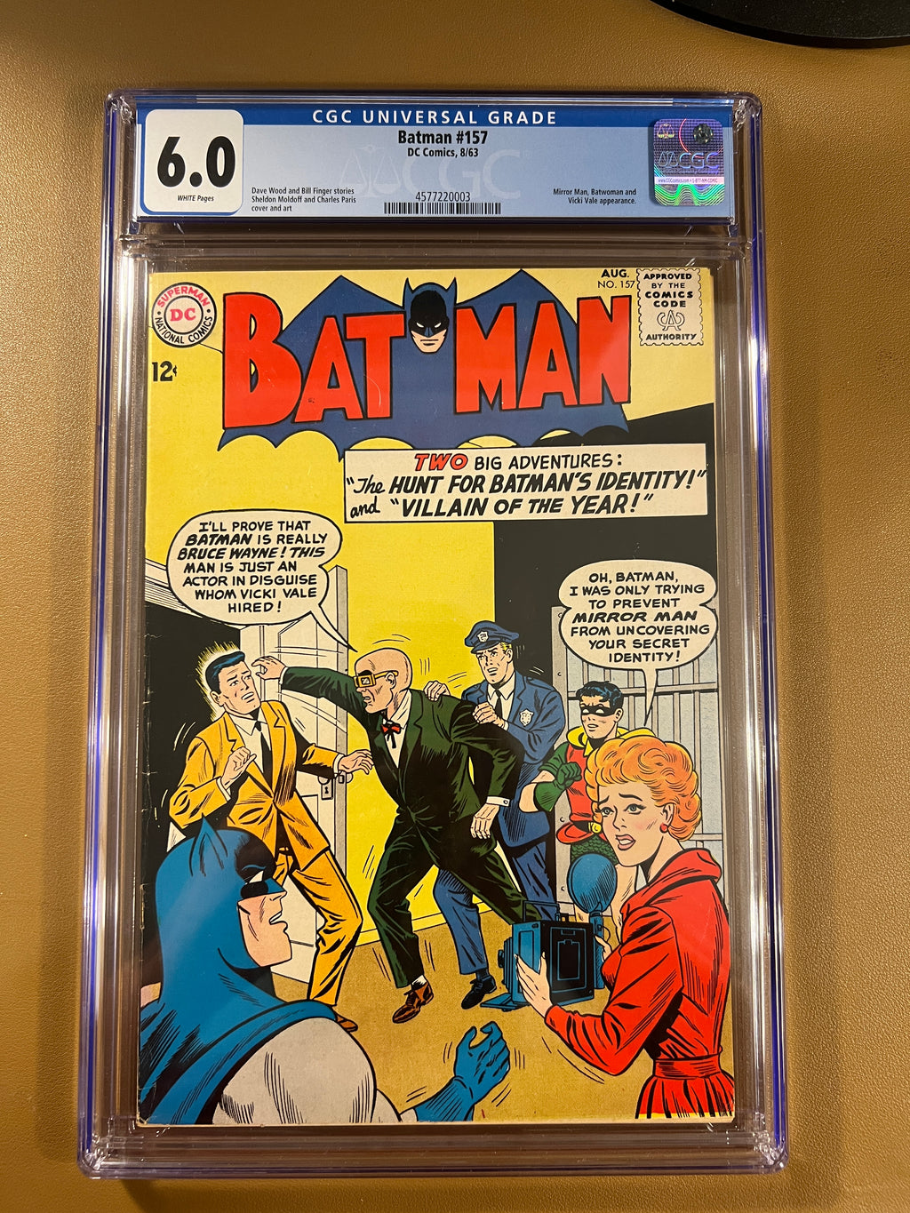 BATMAN #157 – CGC 6.0 (DC Comics, August 1963)