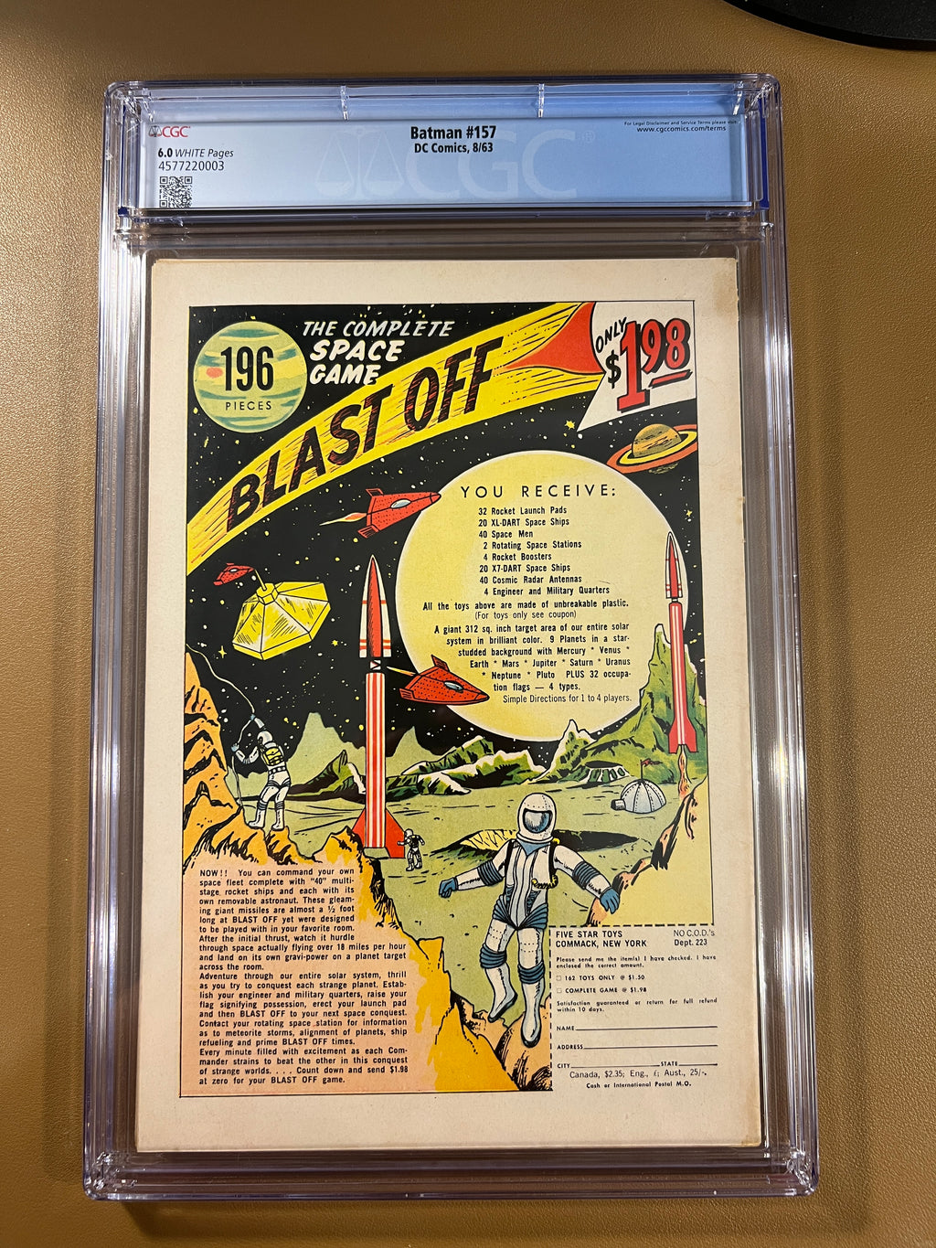 BATMAN #157 – CGC 6.0 (DC Comics, August 1963)