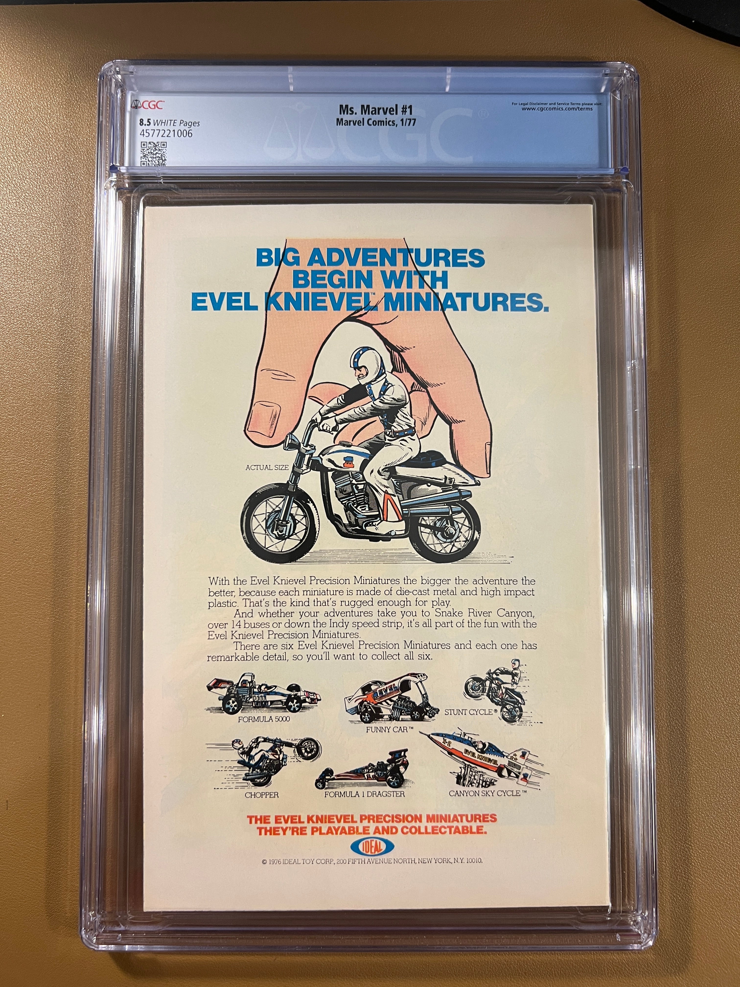 MS. MARVEL #1 – CGC 8.5 (Marvel Comics, 1977)