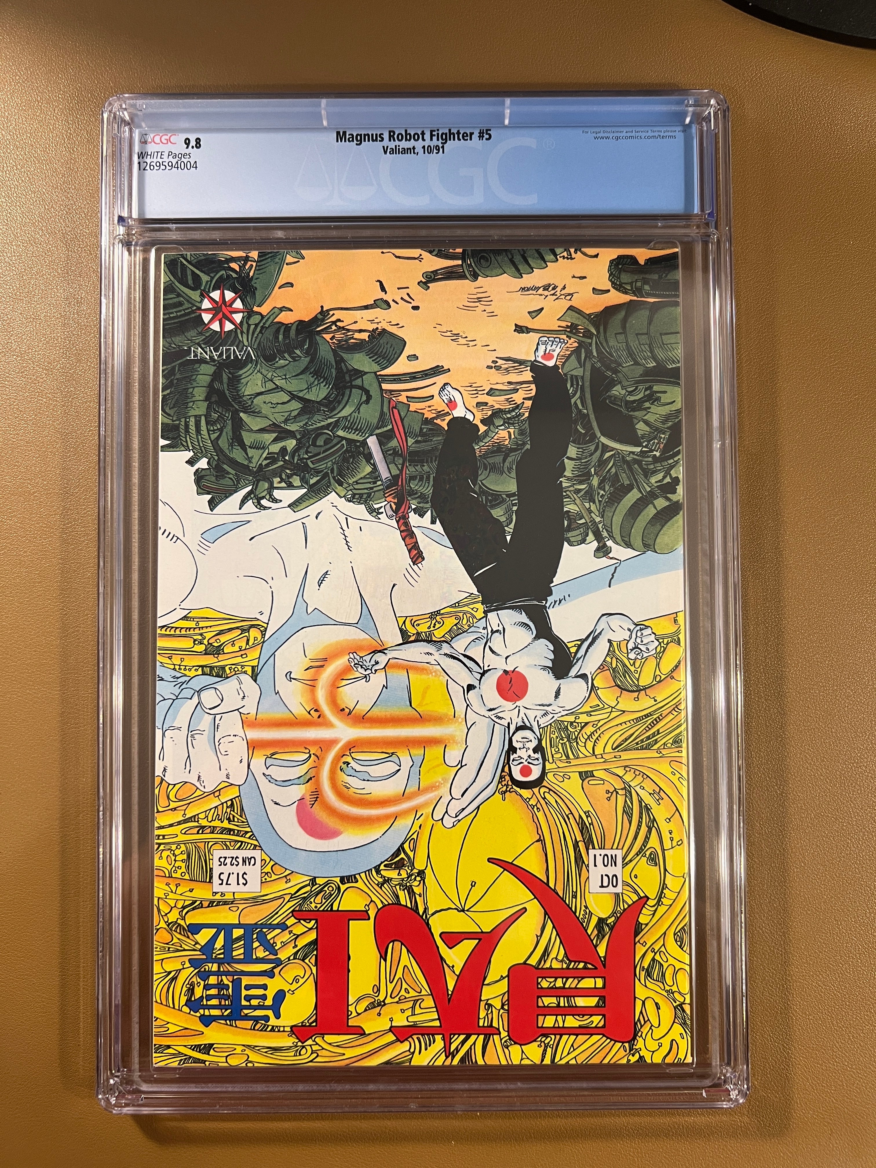 MAGNUS ROBOT FIGHTER #5 – CGC 9.8 (Valiant Comics 1991)