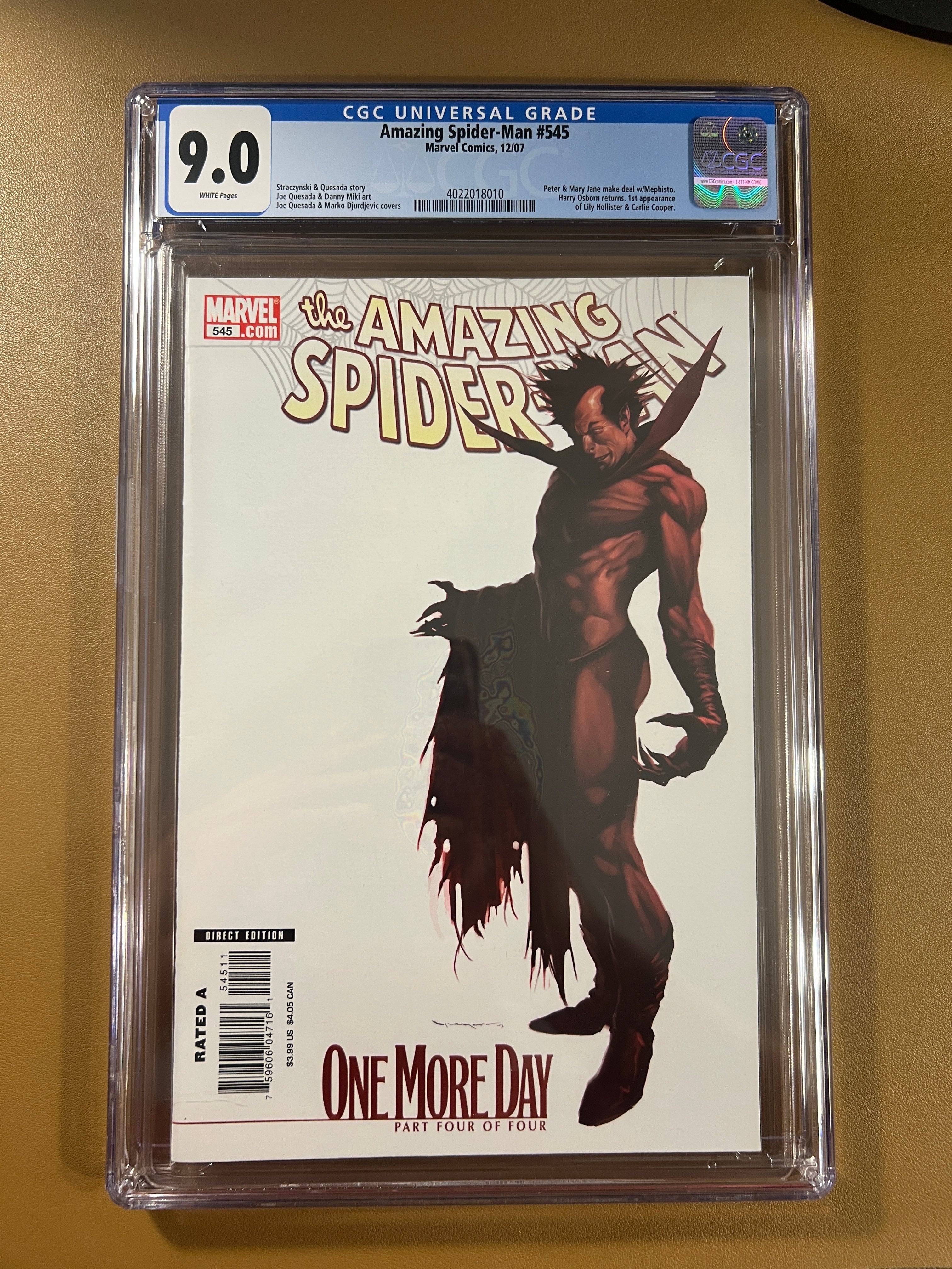 THE AMAZING SPIDER-MAN #545 — CGC 9.0