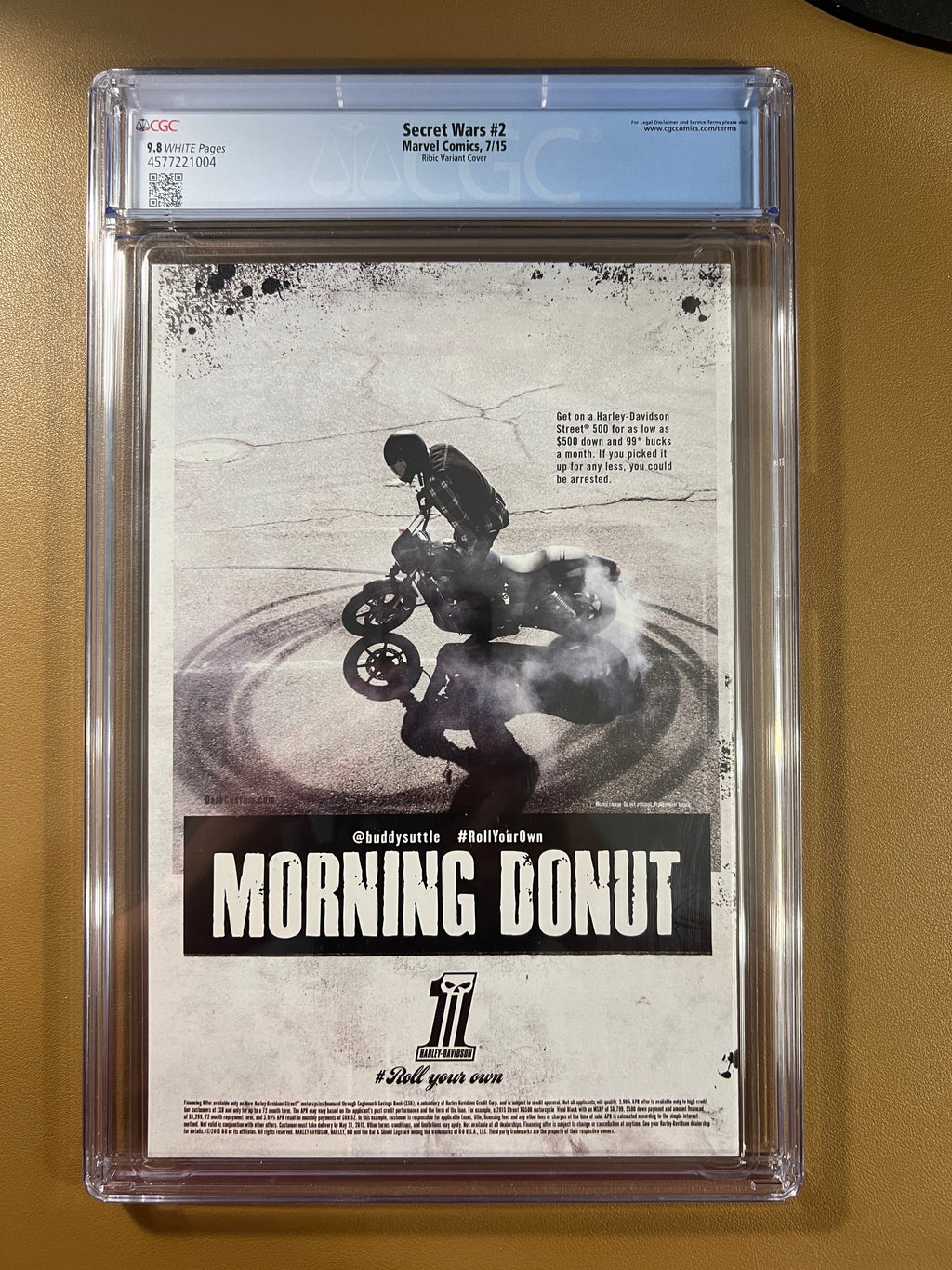 SECRET WARS #2 (2015) — RIBIC VARIANT — CGC 9.8