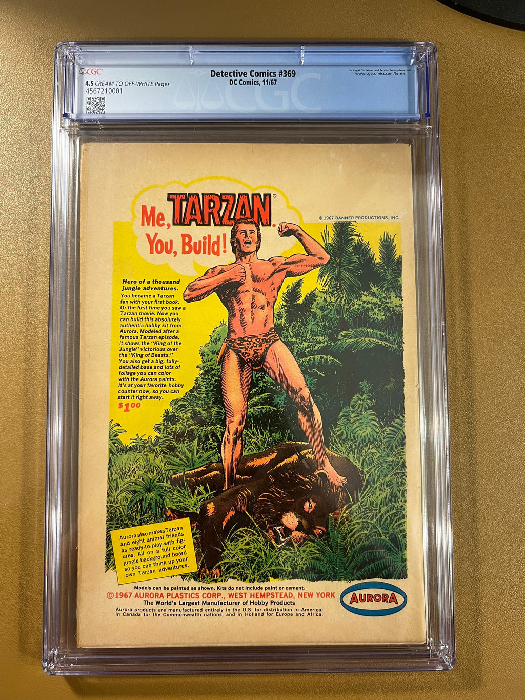 DETECTIVE COMICS #369 (1967) — CGC 4.5