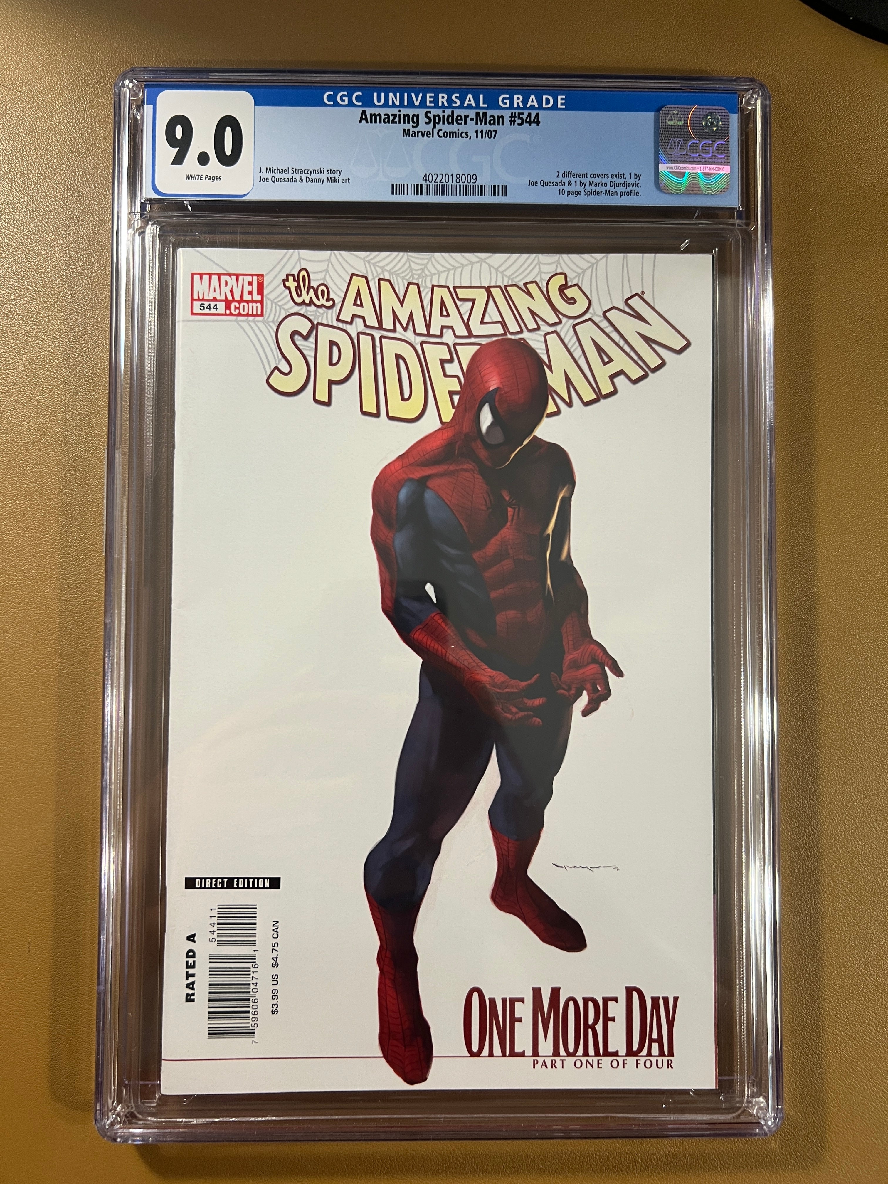 AMAZING SPIDER-MAN #544 (2007) — CGC 9.0