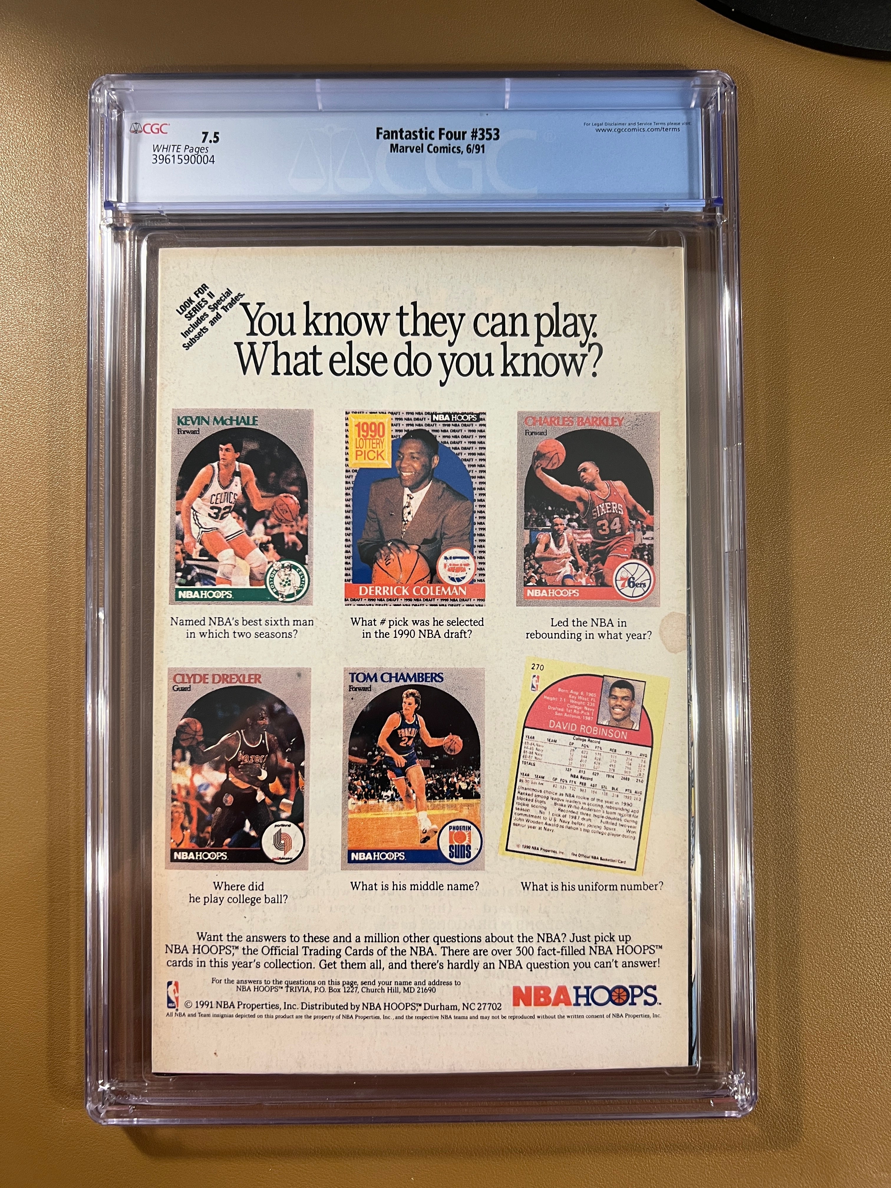 FANTASTIC FOUR #353 (1991) — CGC 7.5