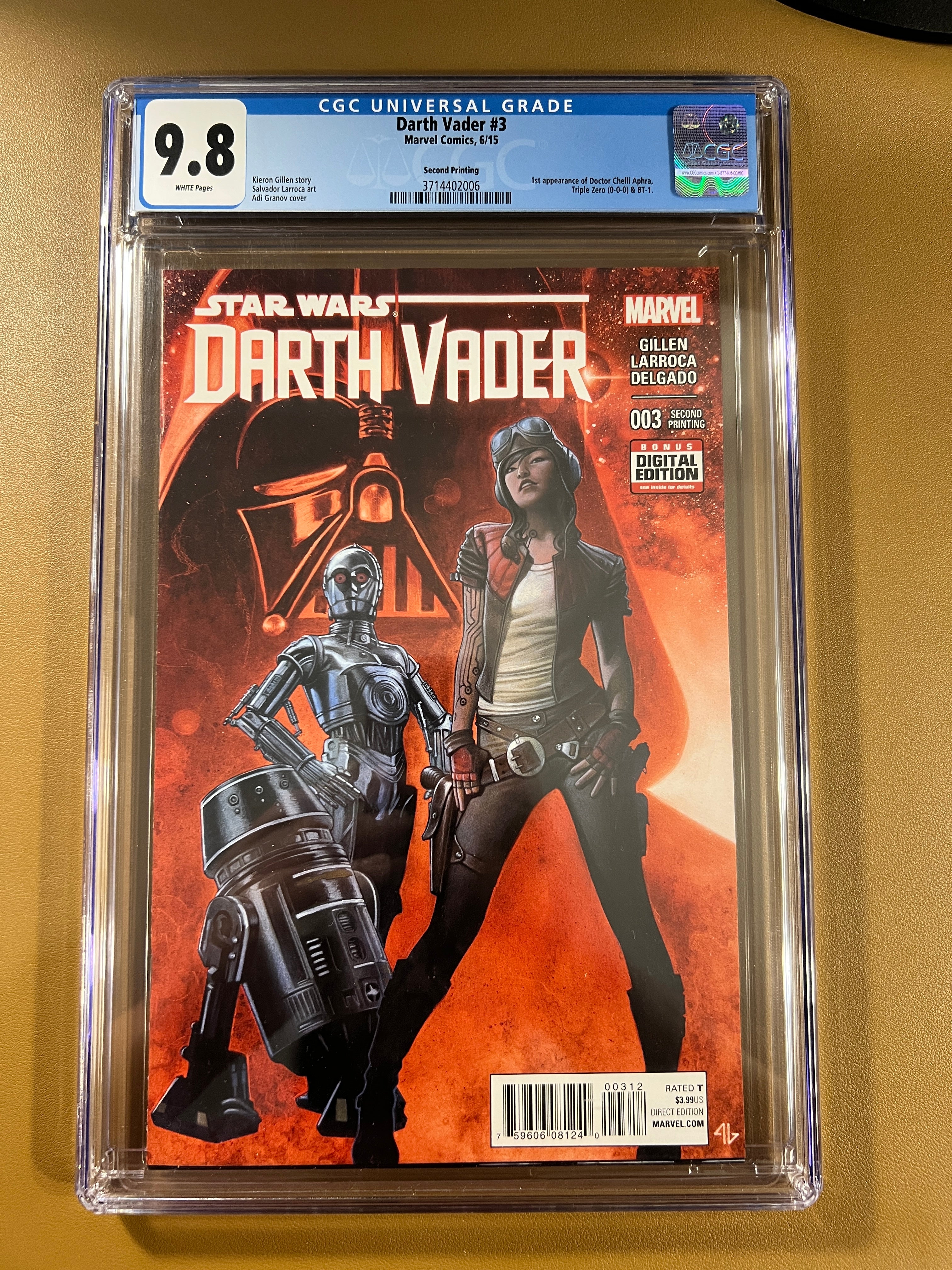 STAR WARS: DARTH VADER #3 (2015) — CGC 9.8 | 2ND PRINTING