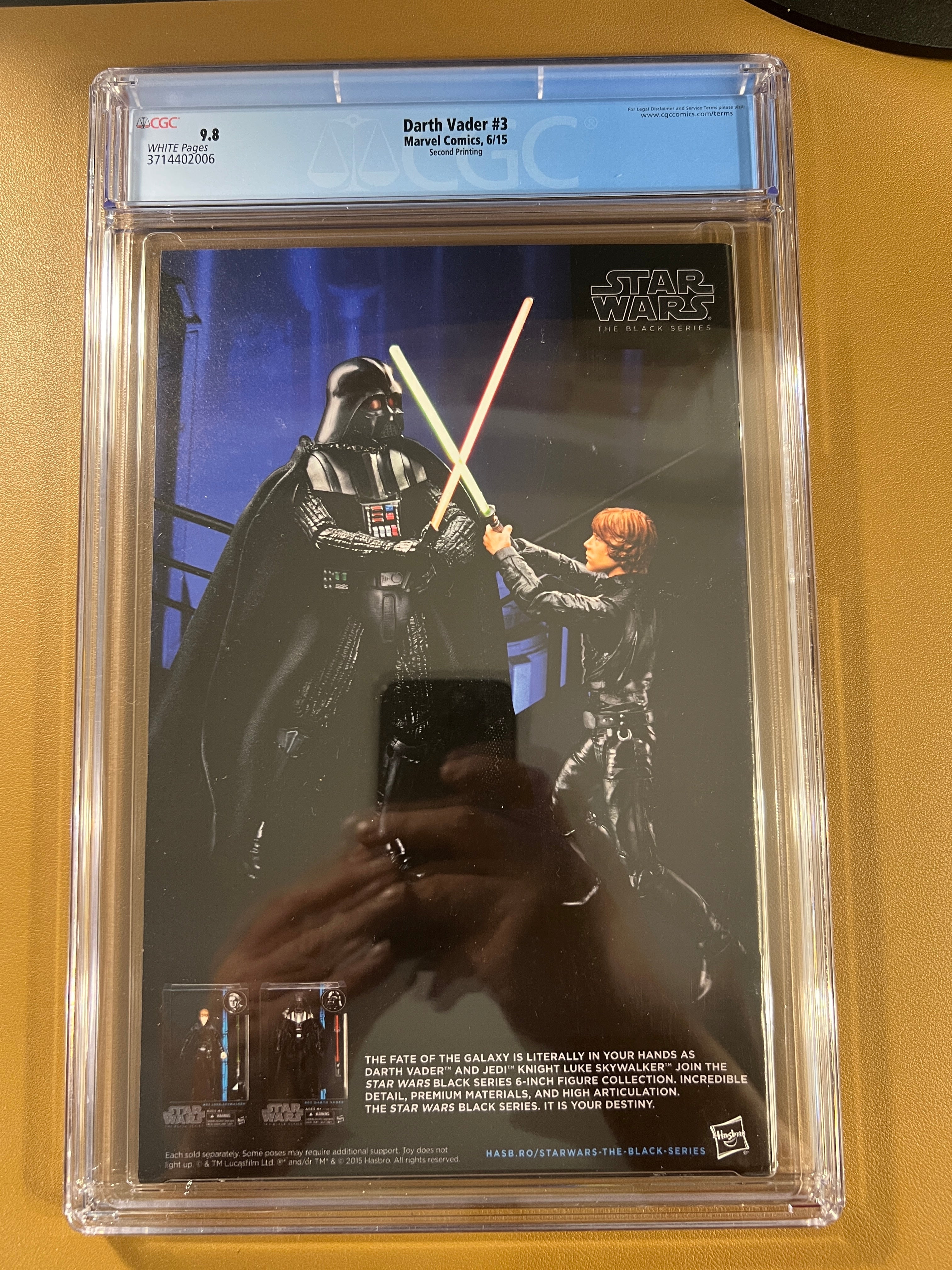 STAR WARS: DARTH VADER #3 (2015) — CGC 9.8 | 2ND PRINTING