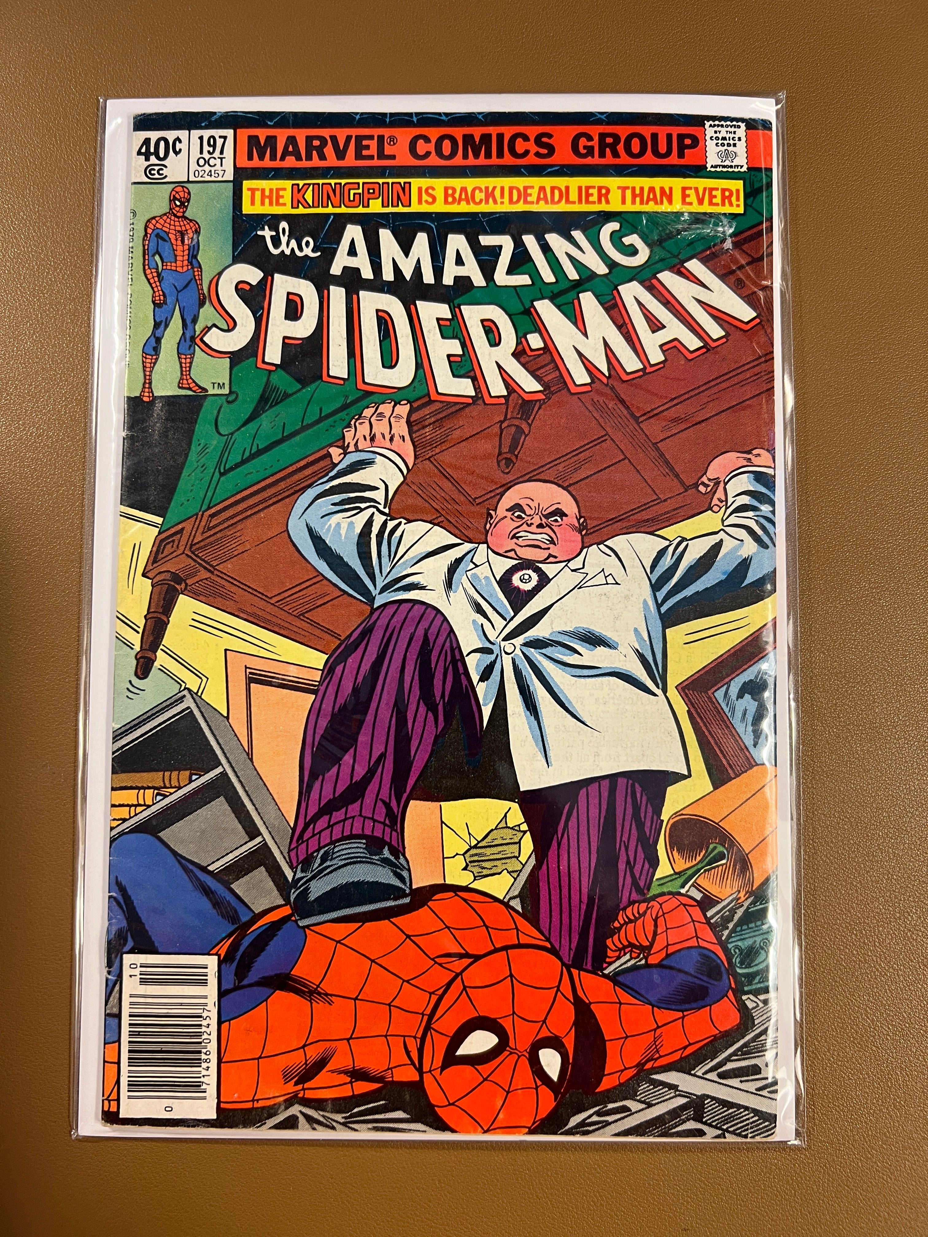 THE AMAZING SPIDER-MAN #197 (1979) – KINGPIN CLASSIC COVER